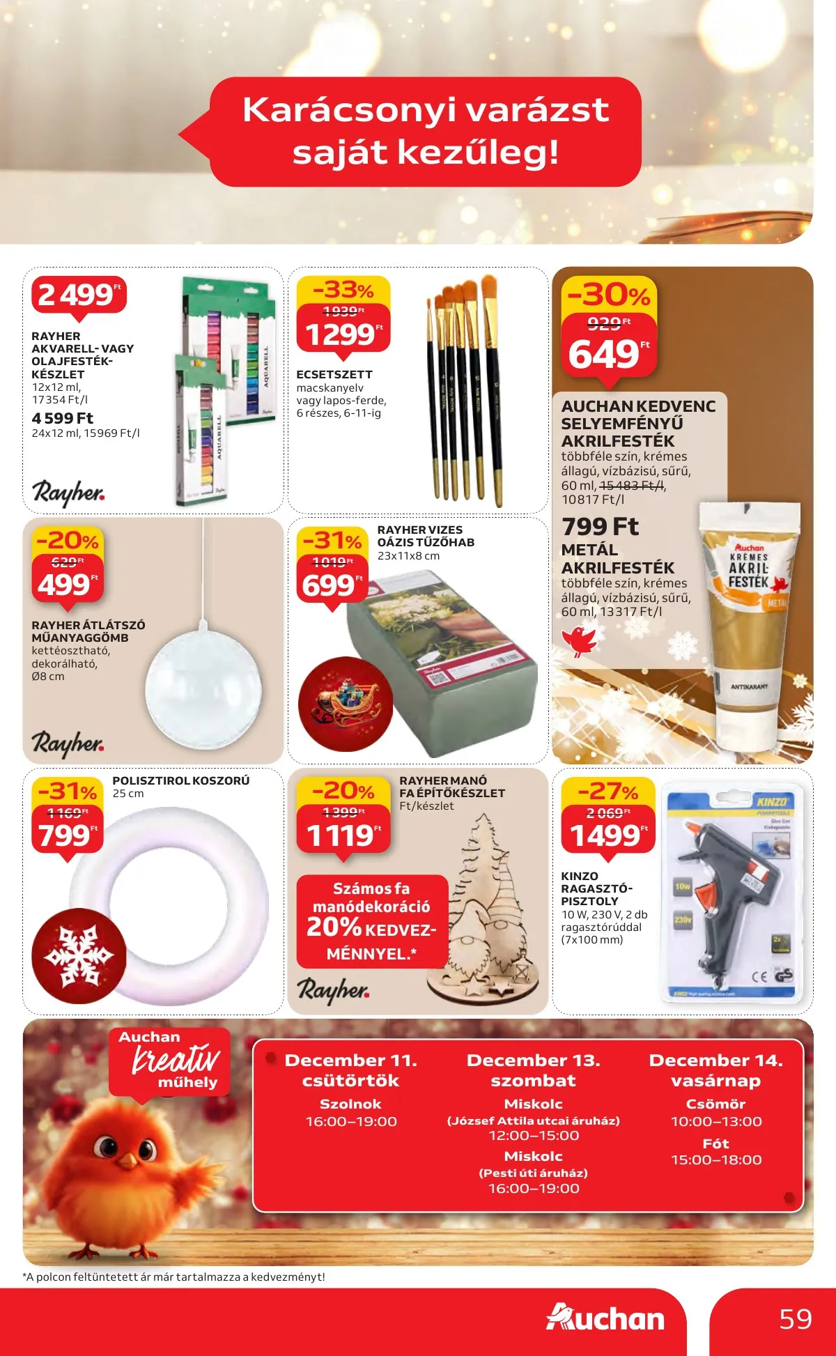 Auchan akciós újság Hipermarket 12.11–12.17 – 59. oldal