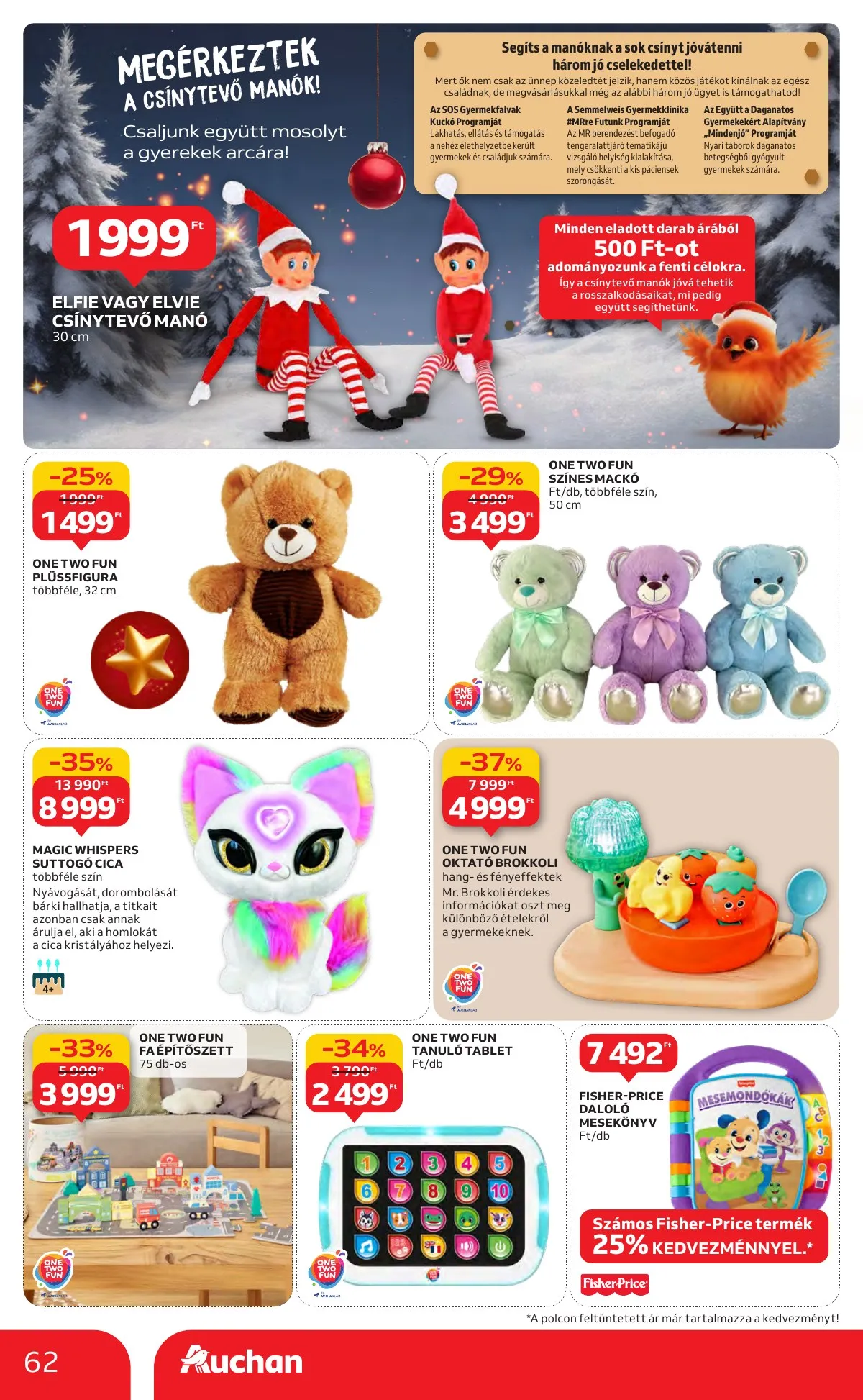 Auchan akciós újság Hipermarket 12.11–12.17 – 62. oldal