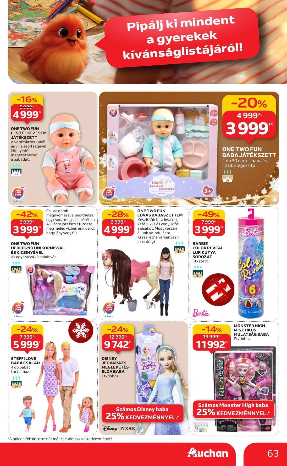 Auchan akciós újság Hipermarket 12.11–12.17 – 63. oldal