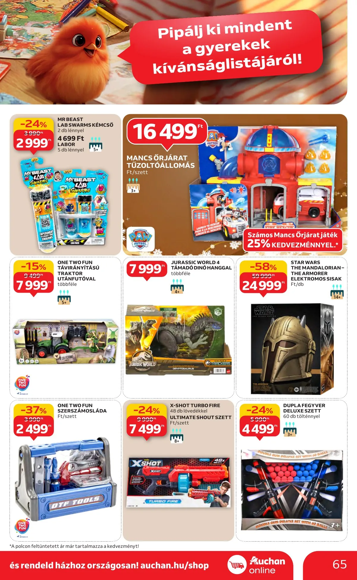 Auchan akciós újság Hipermarket 12.11–12.17 – 65. oldal
