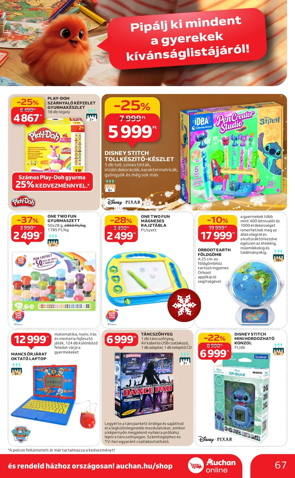 Auchan akciós újság Hipermarket 12.11–12.17 – 67. oldal