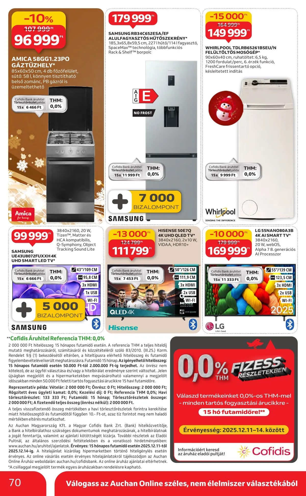 Auchan akciós újság Hipermarket 12.11–12.17 – 70. oldal