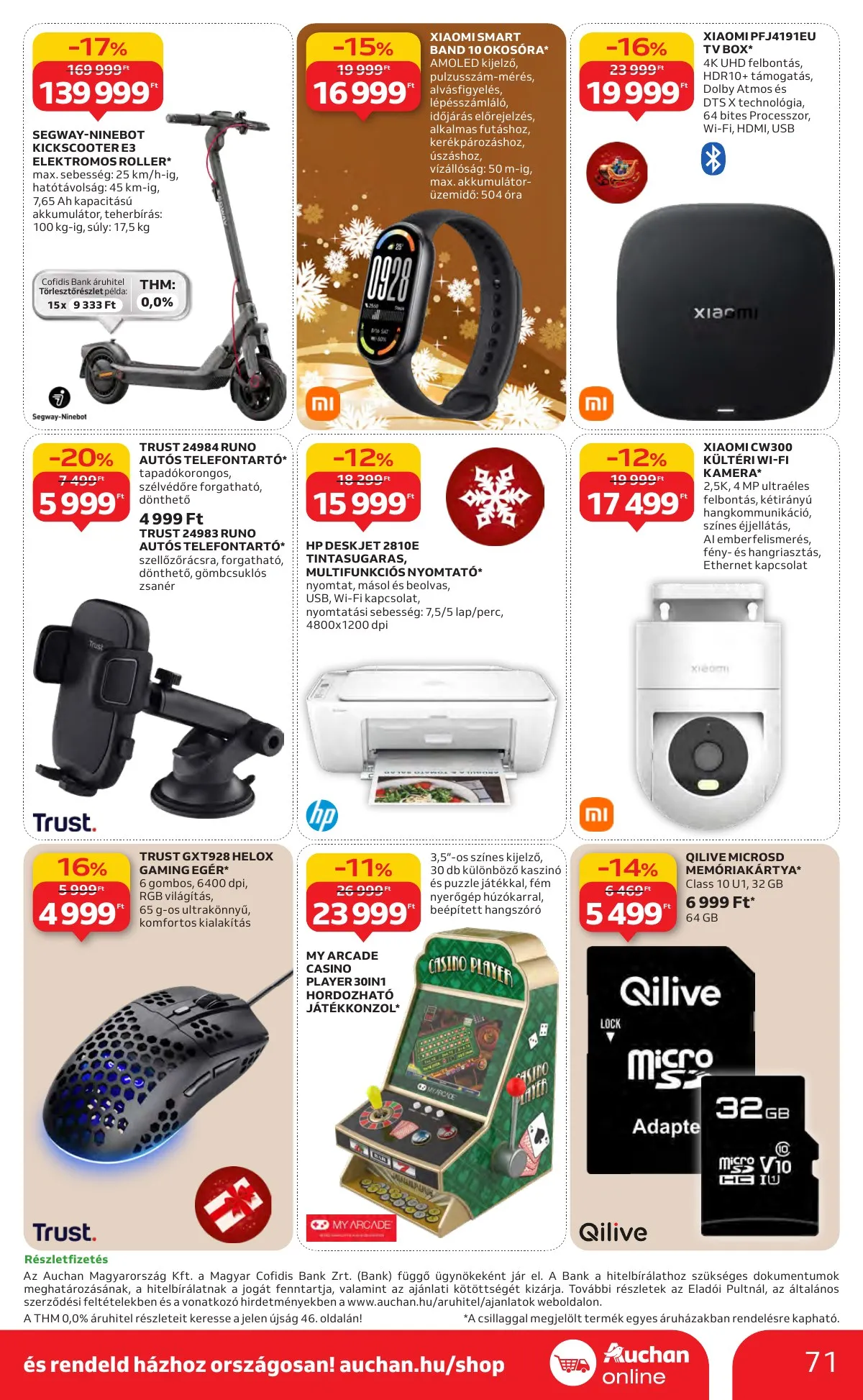Auchan akciós újság Hipermarket 12.11–12.17 – 71. oldal
