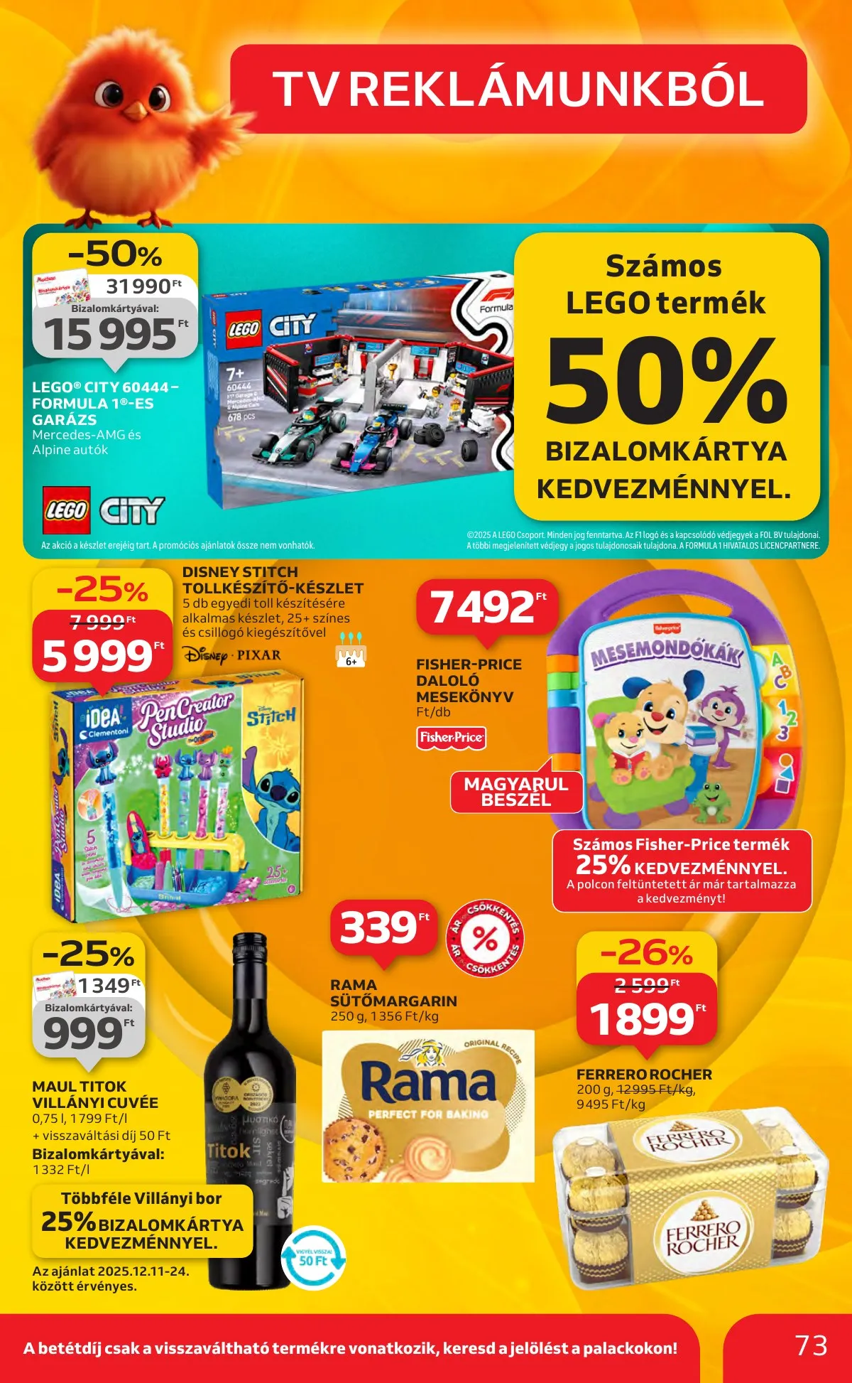 Auchan akciós újság Hipermarket 12.11–12.17 – 73. oldal