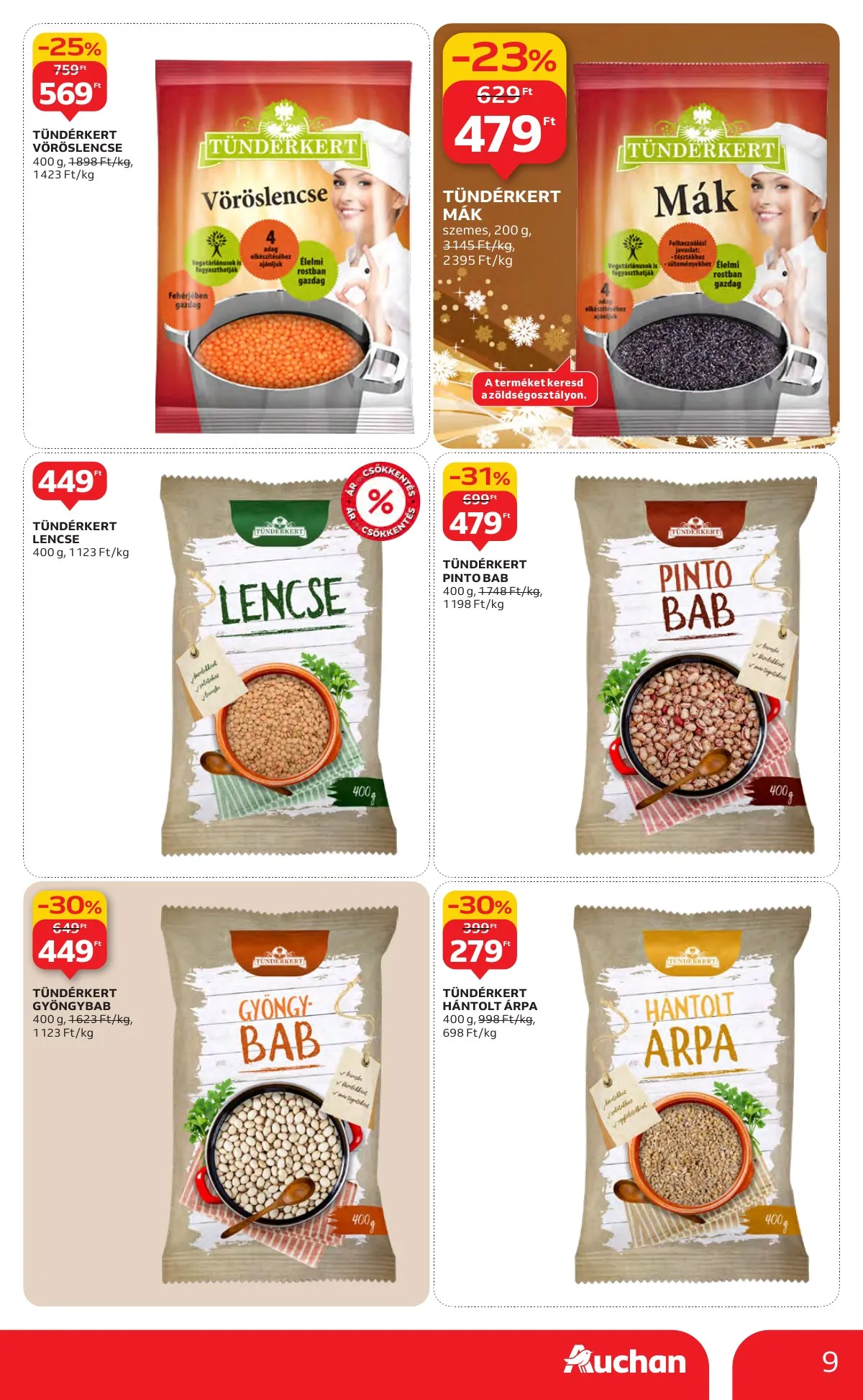 Auchan akciós újság Hipermarket 12.11–12.17 – 9. oldal
