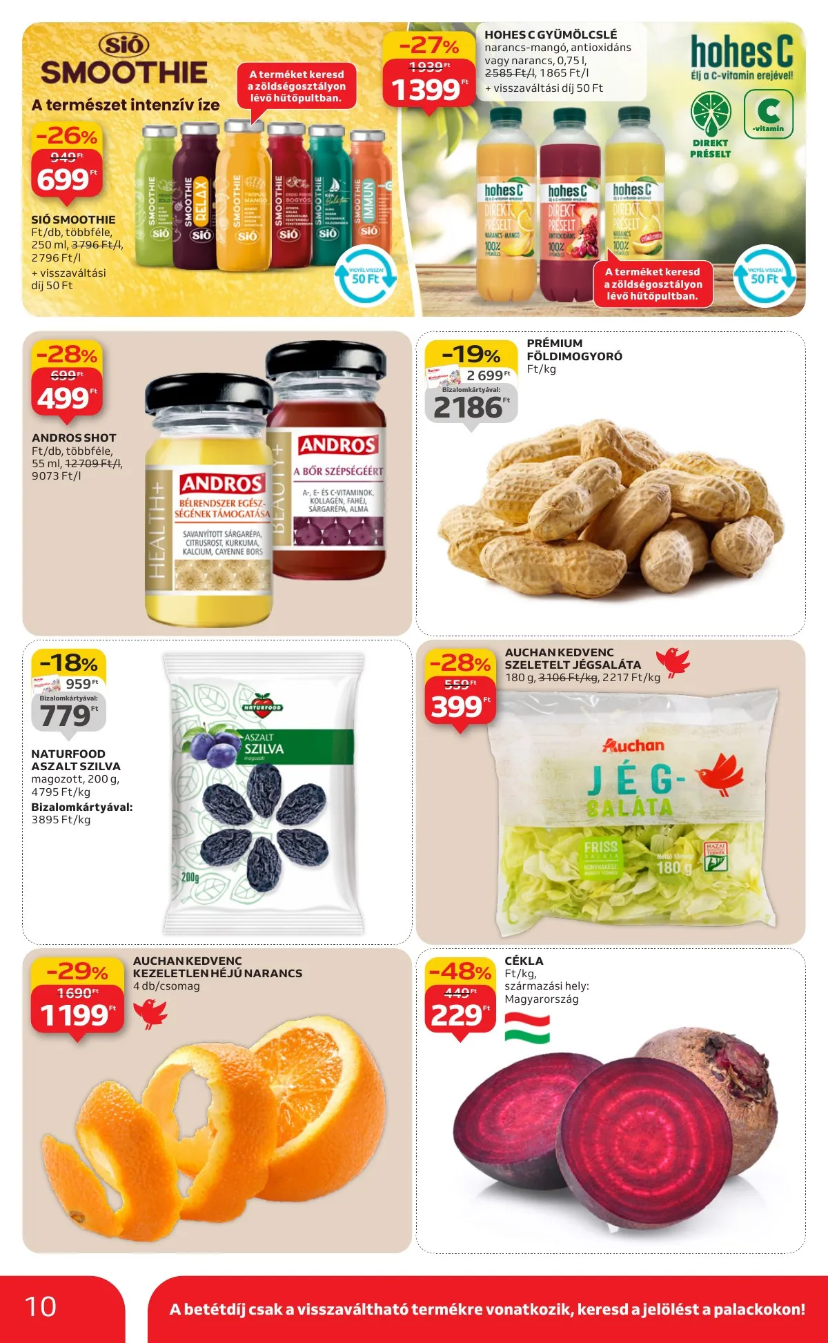 Auchan akciós újság Hipermarket 12.18–12.24 – 10. oldal