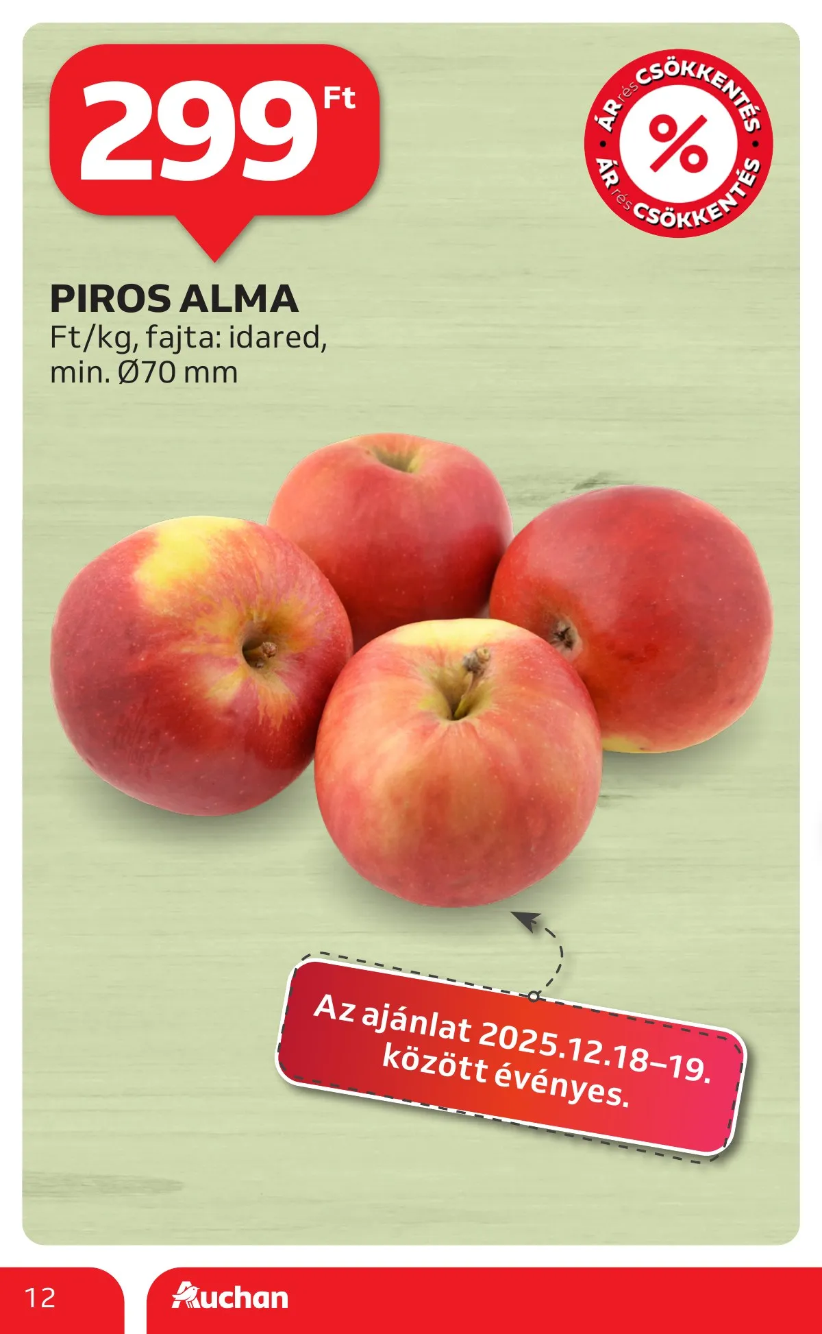 Auchan akciós újság Hipermarket 12.18–12.24 – 12. oldal