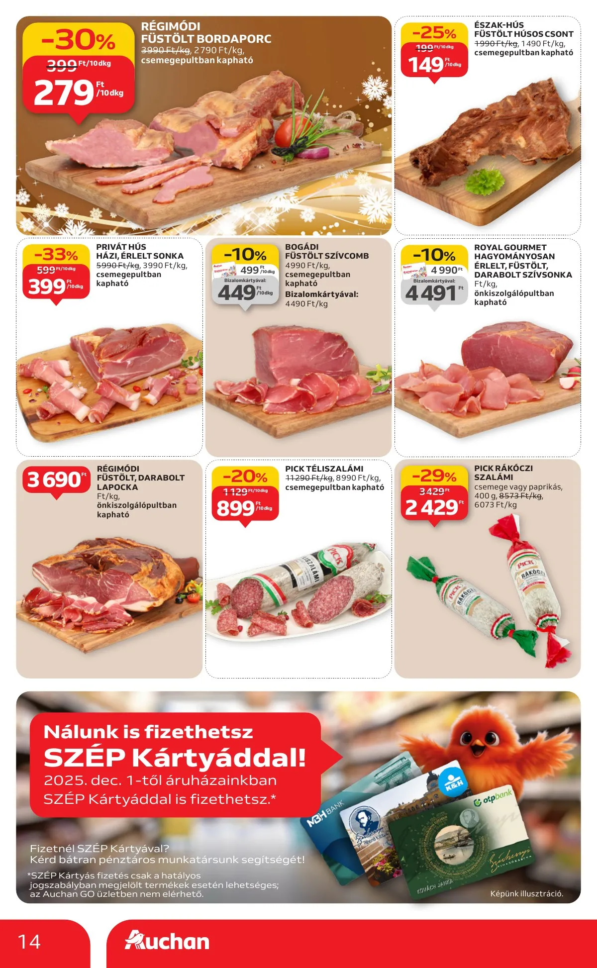 Auchan akciós újság Hipermarket 12.18–12.24 – 14. oldal