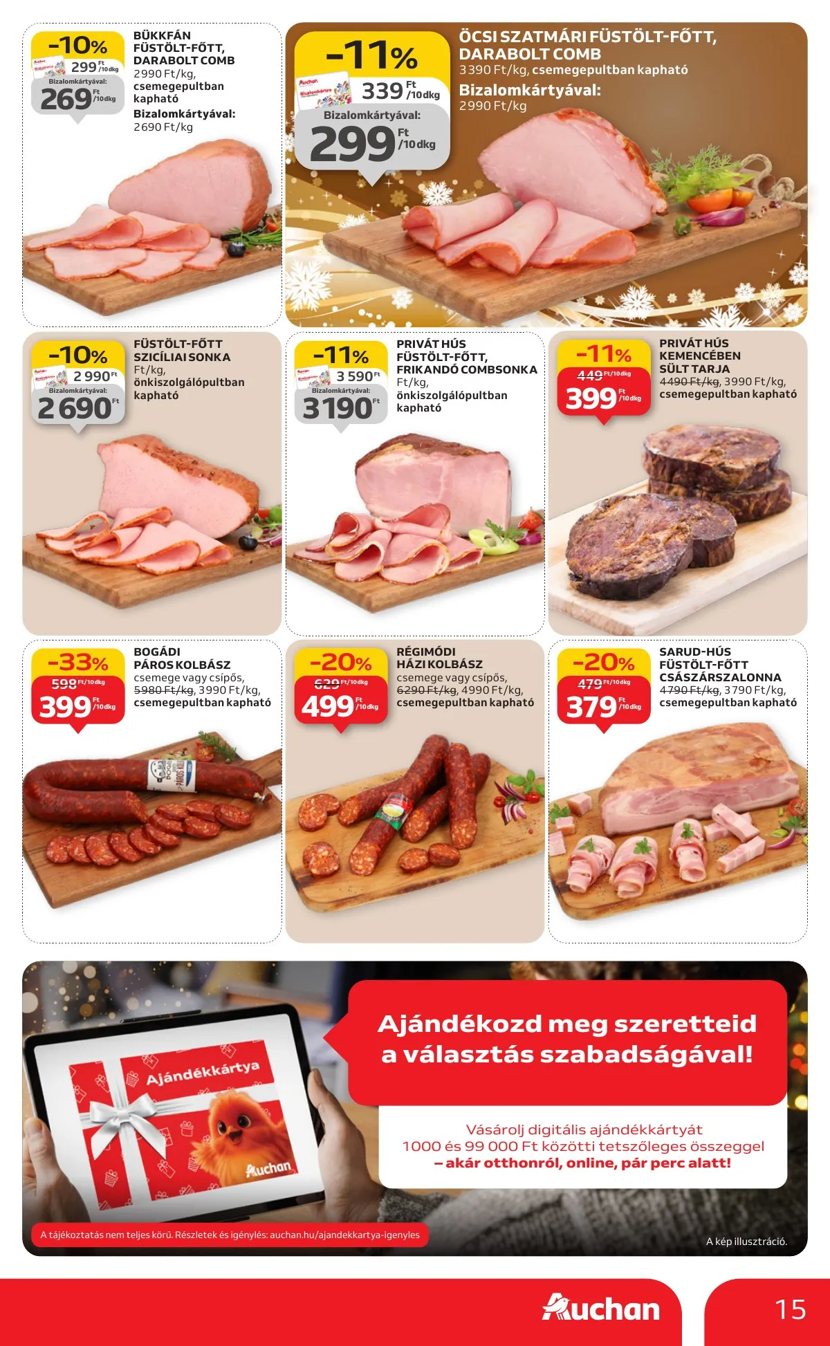 Auchan akciós újság Hipermarket 12.18–12.24 – 15. oldal