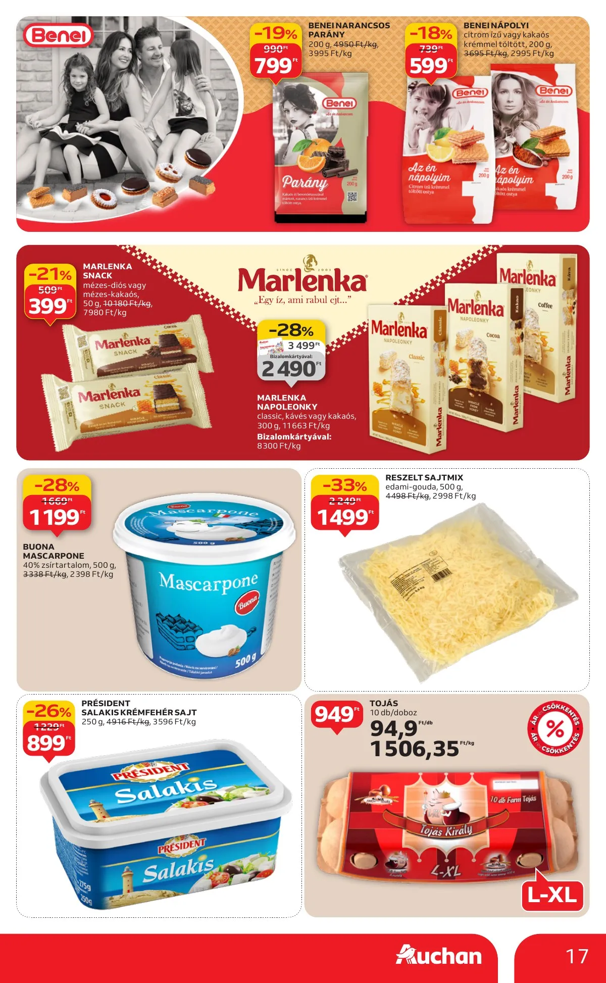 Auchan akciós újság Hipermarket 12.18–12.24 – 17. oldal