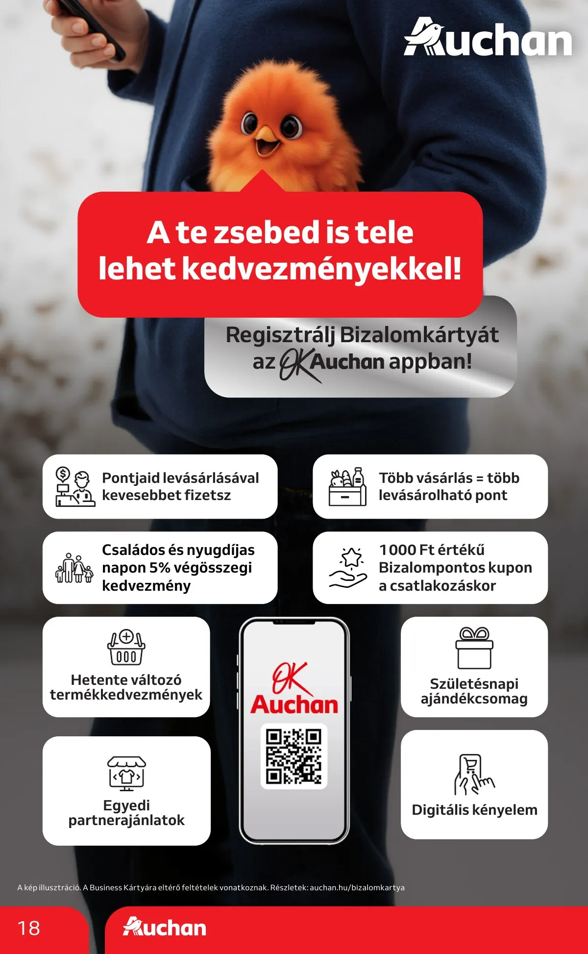 Auchan akciós újság Hipermarket 12.18–12.24 – 18. oldal