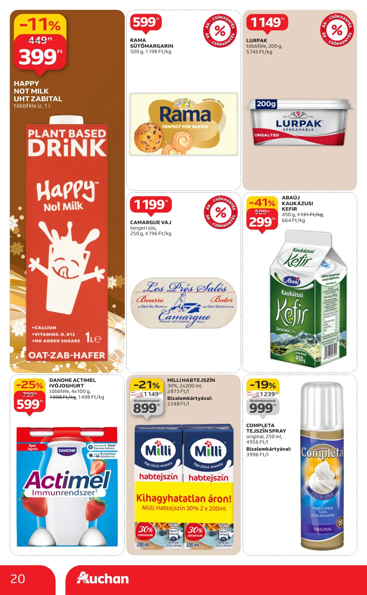 Auchan akciós újság Hipermarket 12.18–12.24 – 20. oldal