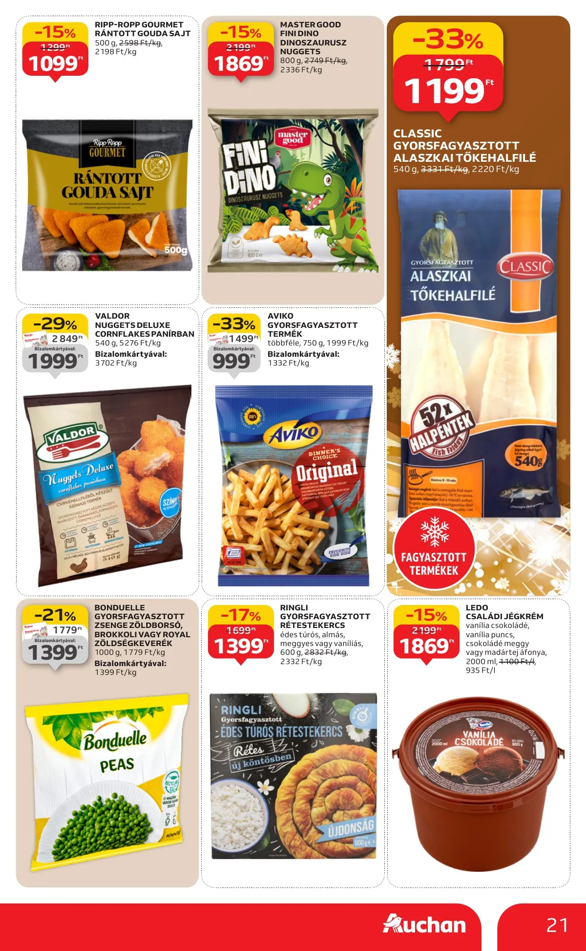 Auchan akciós újság Hipermarket 12.18–12.24 – 21. oldal