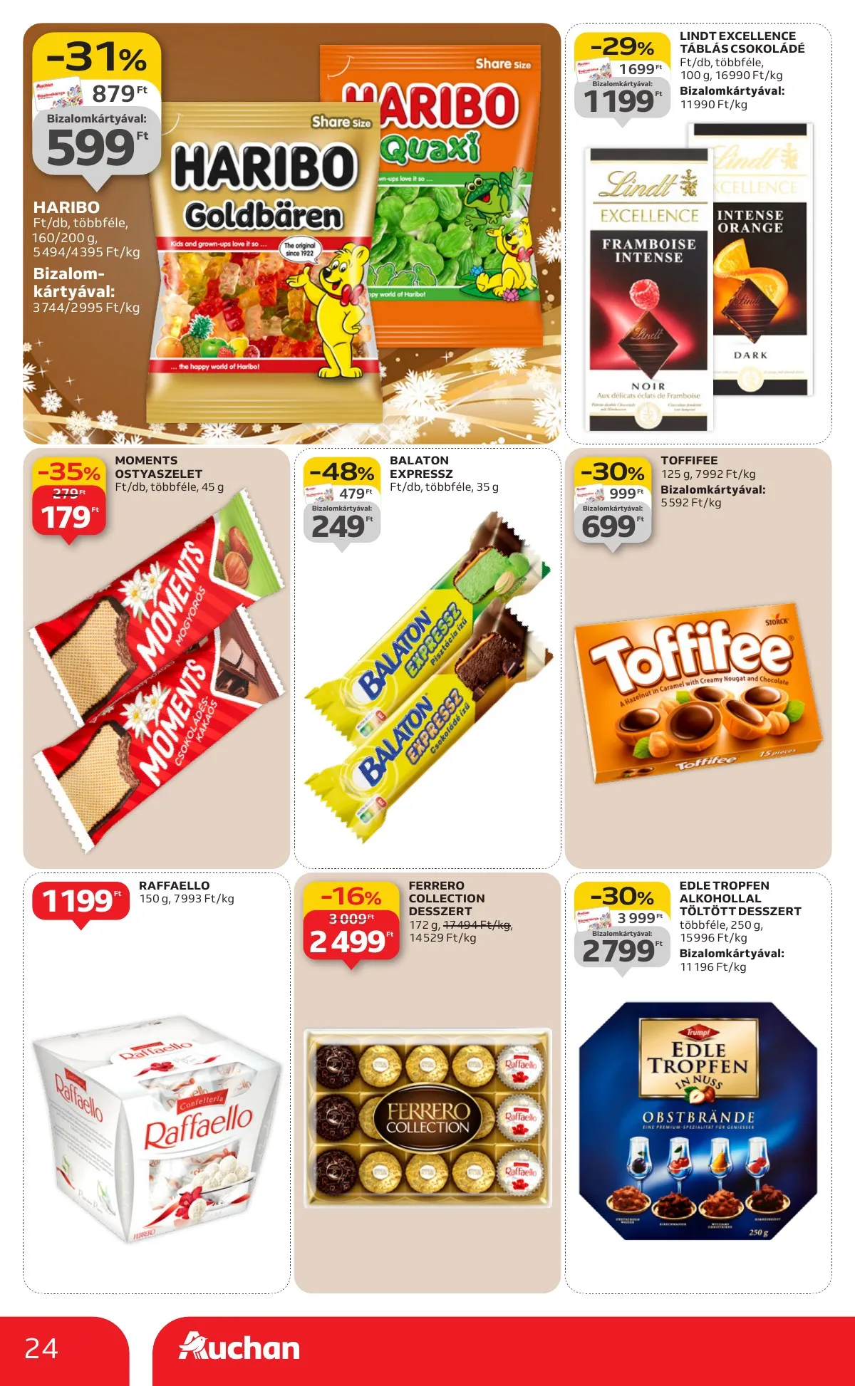 Auchan akciós újság Hipermarket 12.18–12.24 – 24. oldal