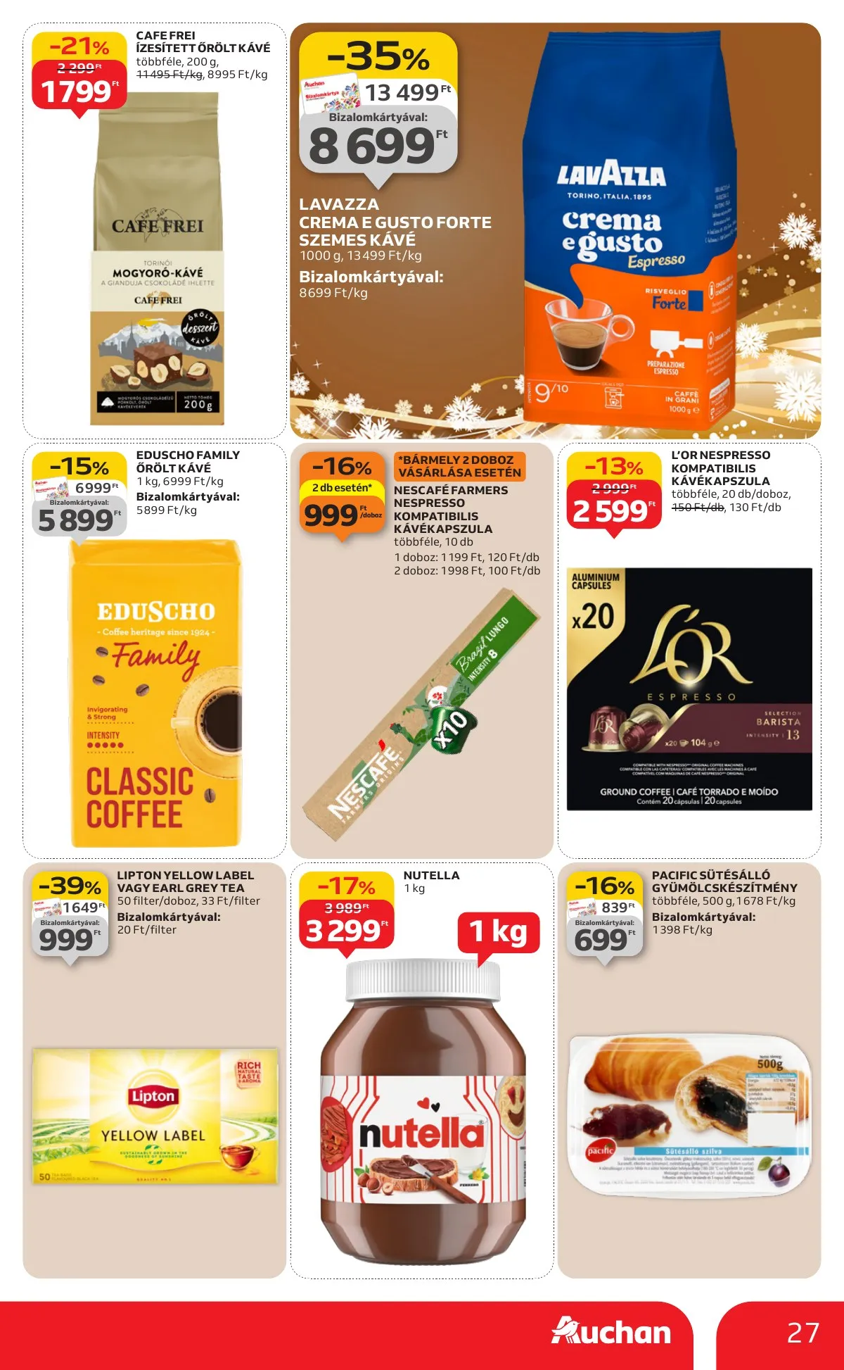 Auchan akciós újság Hipermarket 12.18–12.24 – 27. oldal
