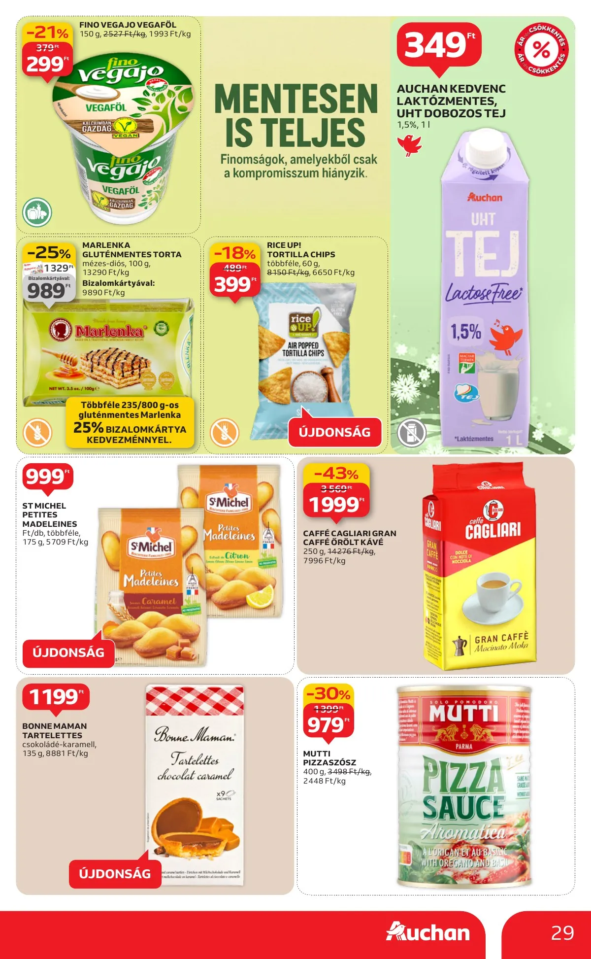 Auchan akciós újság Hipermarket 12.18–12.24 – 29. oldal
