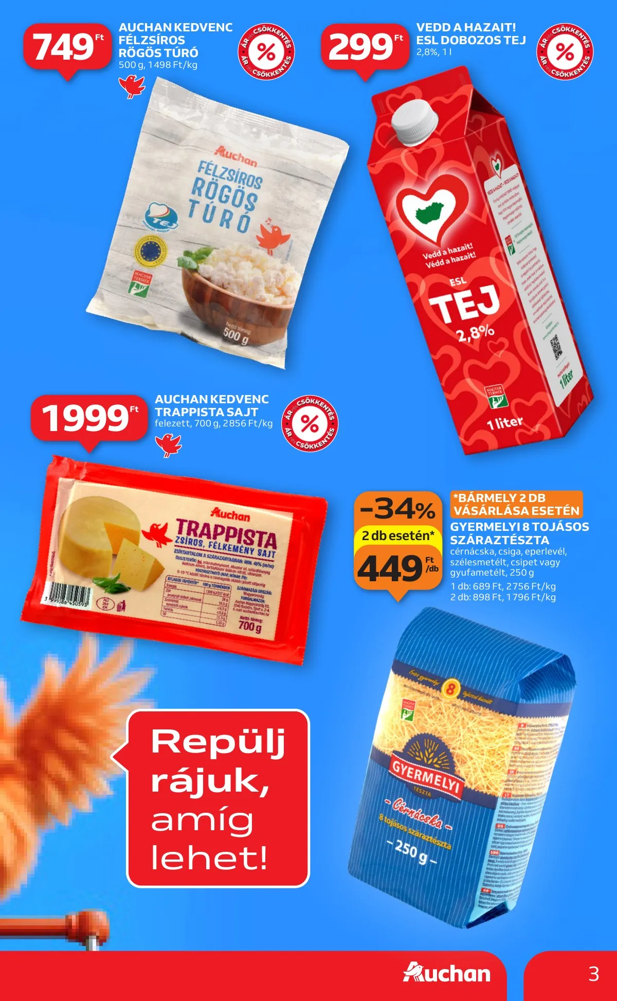 Auchan akciós újság Hipermarket 12.18–12.24 – 3. oldal