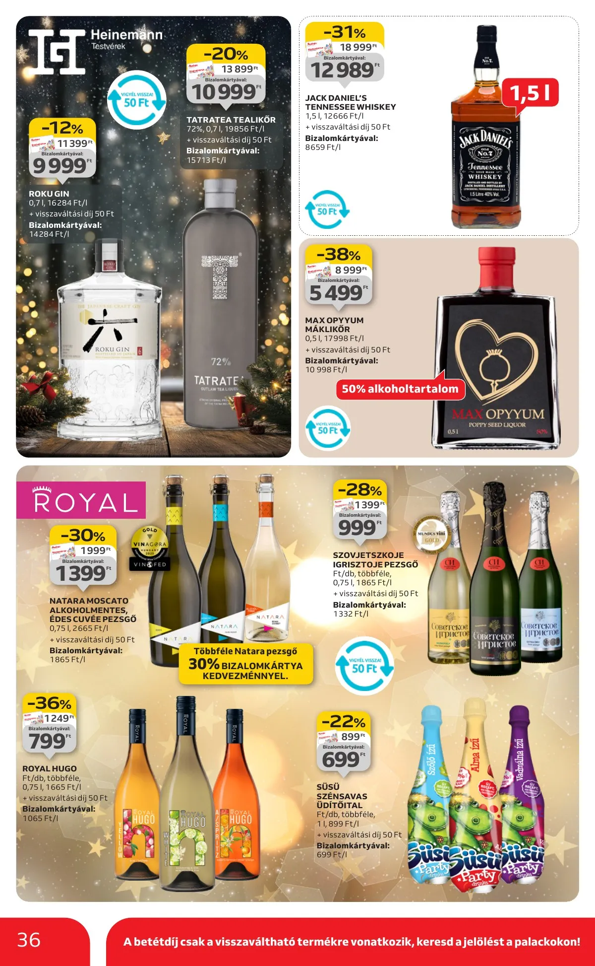 Auchan akciós újság Hipermarket 12.18–12.24 – 36. oldal