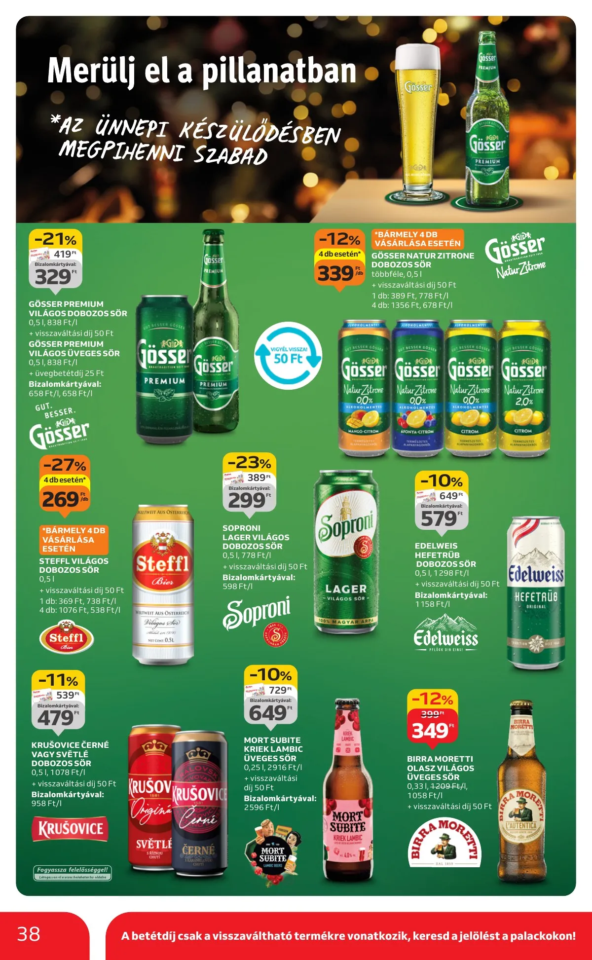 Auchan akciós újság Hipermarket 12.18–12.24 – 38. oldal