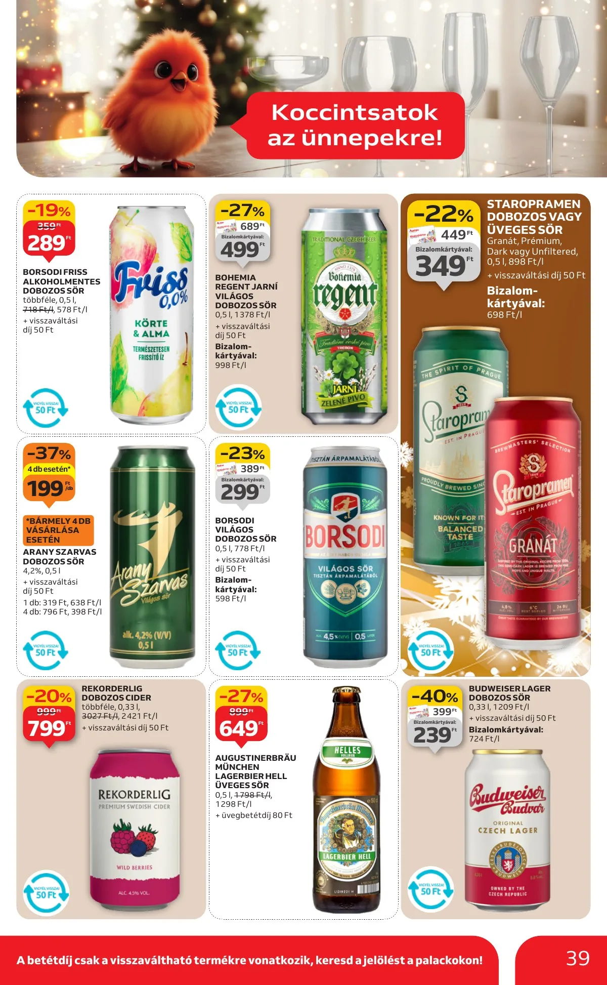 Auchan akciós újság Hipermarket 12.18–12.24 – 39. oldal
