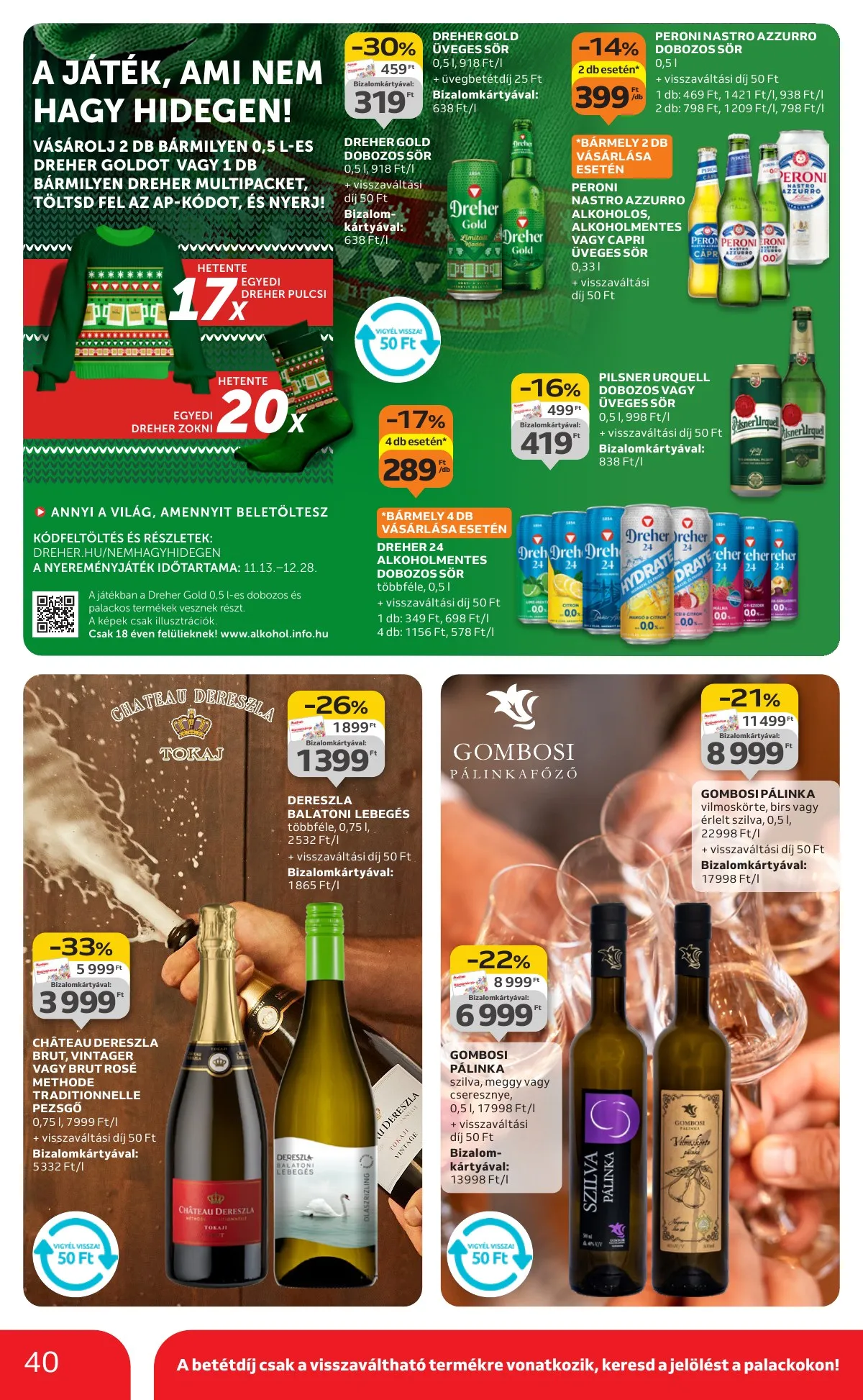 Auchan akciós újság Hipermarket 12.18–12.24 – 40. oldal