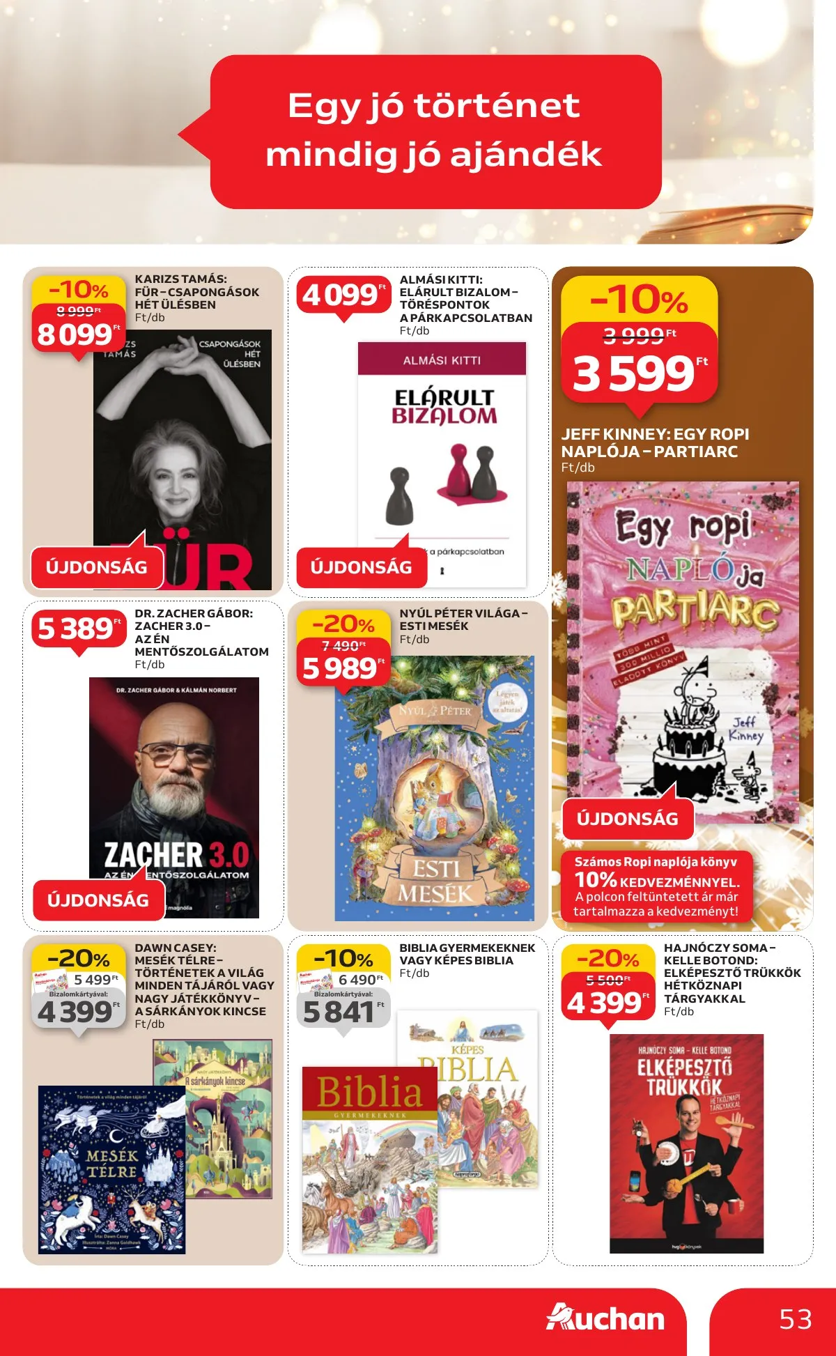 Auchan akciós újság Hipermarket 12.18–12.24 – 53. oldal