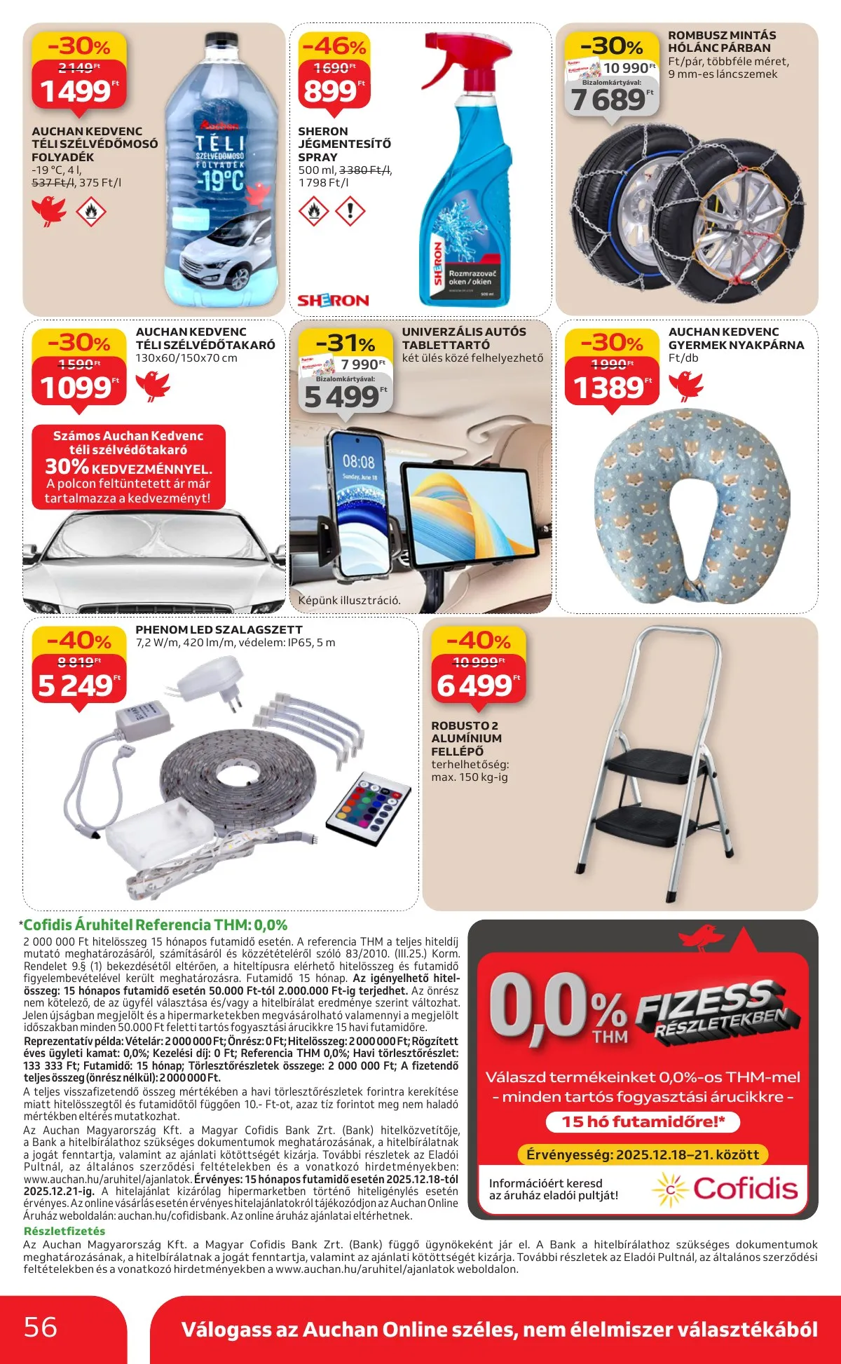 Auchan akciós újság Hipermarket 12.18–12.24 – 56. oldal