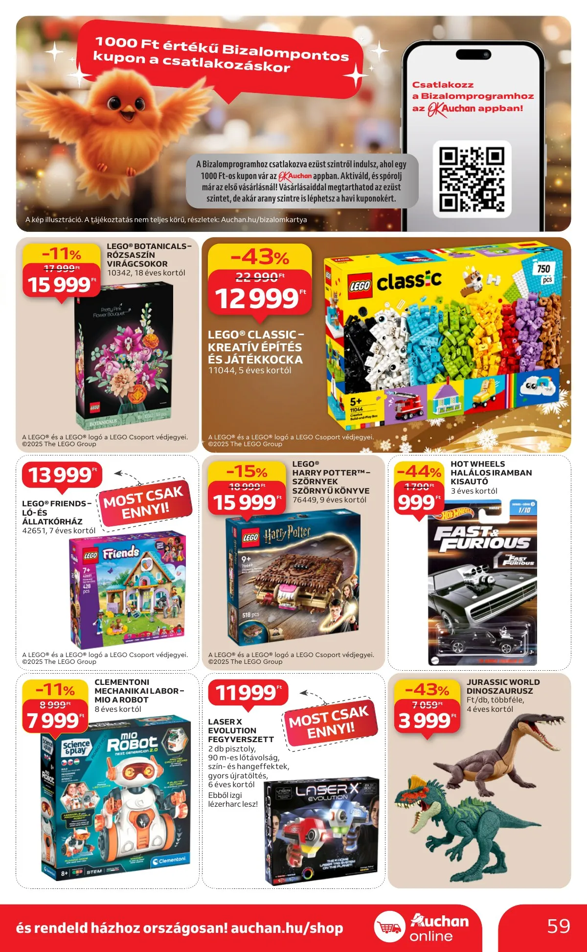Auchan akciós újság Hipermarket 12.18–12.24 – 59. oldal