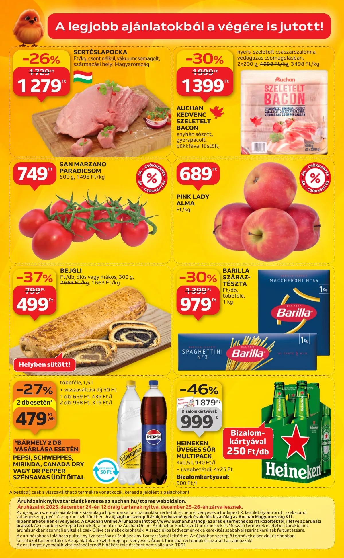 Auchan akciós újság Hipermarket 12.18–12.24 – 60. oldal