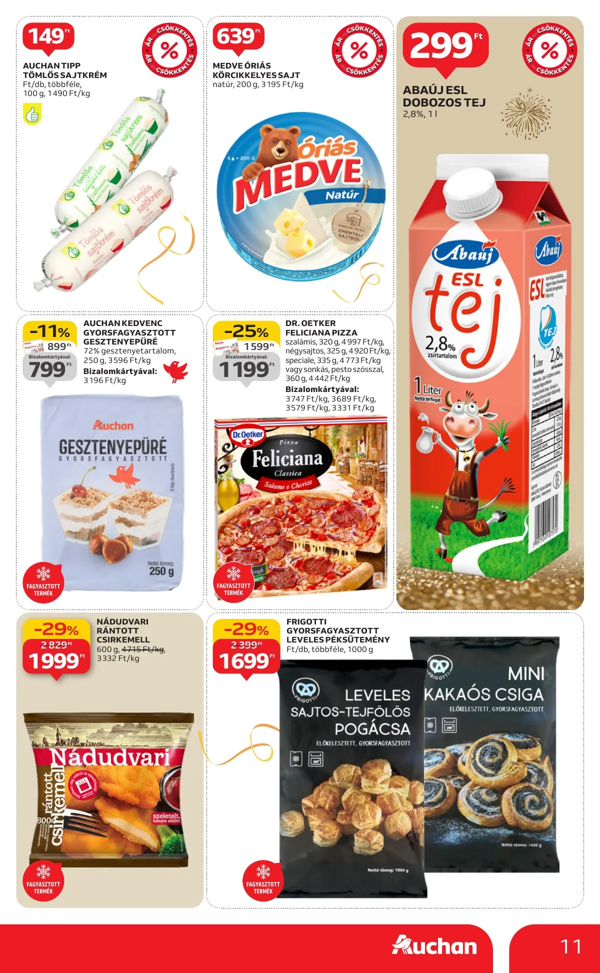 Auchan akciós újság Hipermarket 12.27–12.31 – 11. oldal