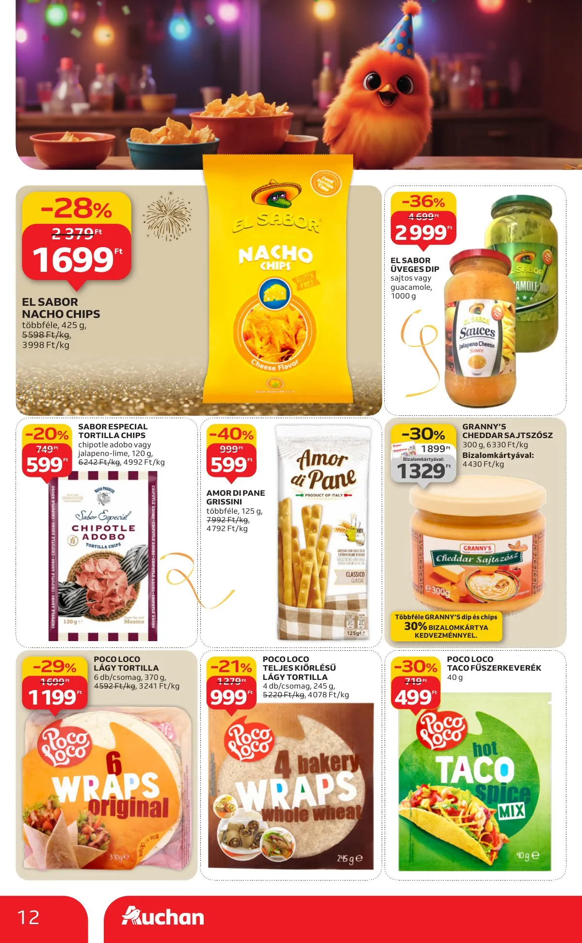 Auchan akciós újság Hipermarket 12.27–12.31 – 12. oldal