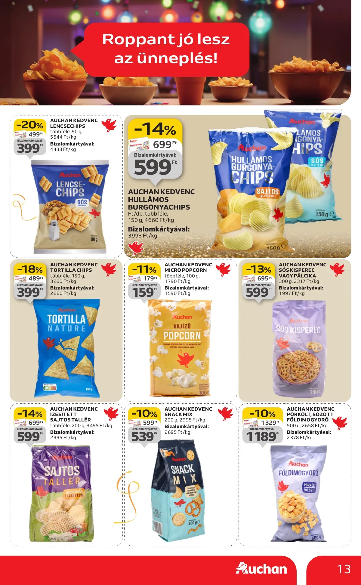 Auchan akciós újság Hipermarket 12.27–12.31 – 13. oldal