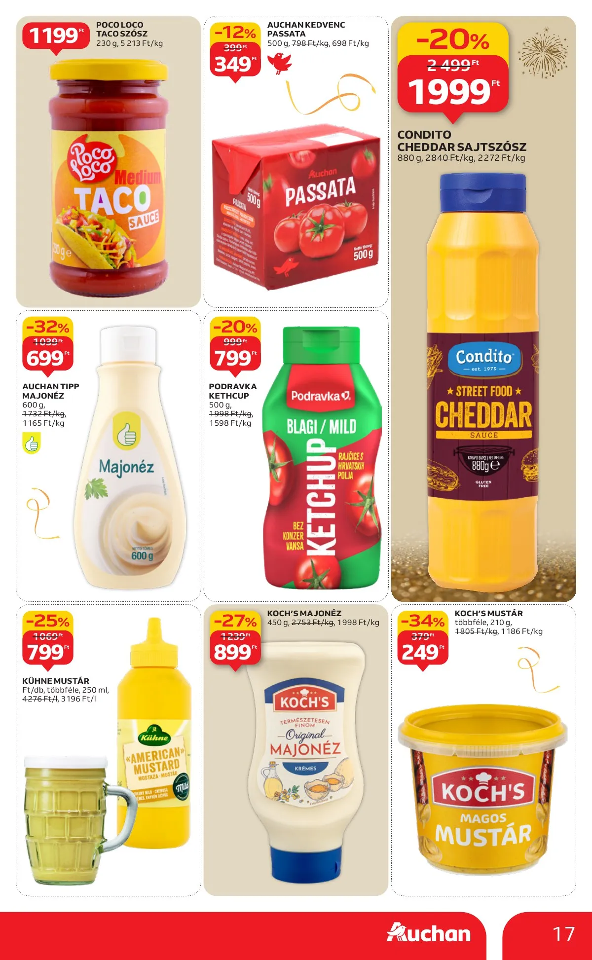 Auchan akciós újság Hipermarket 12.27–12.31 – 17. oldal