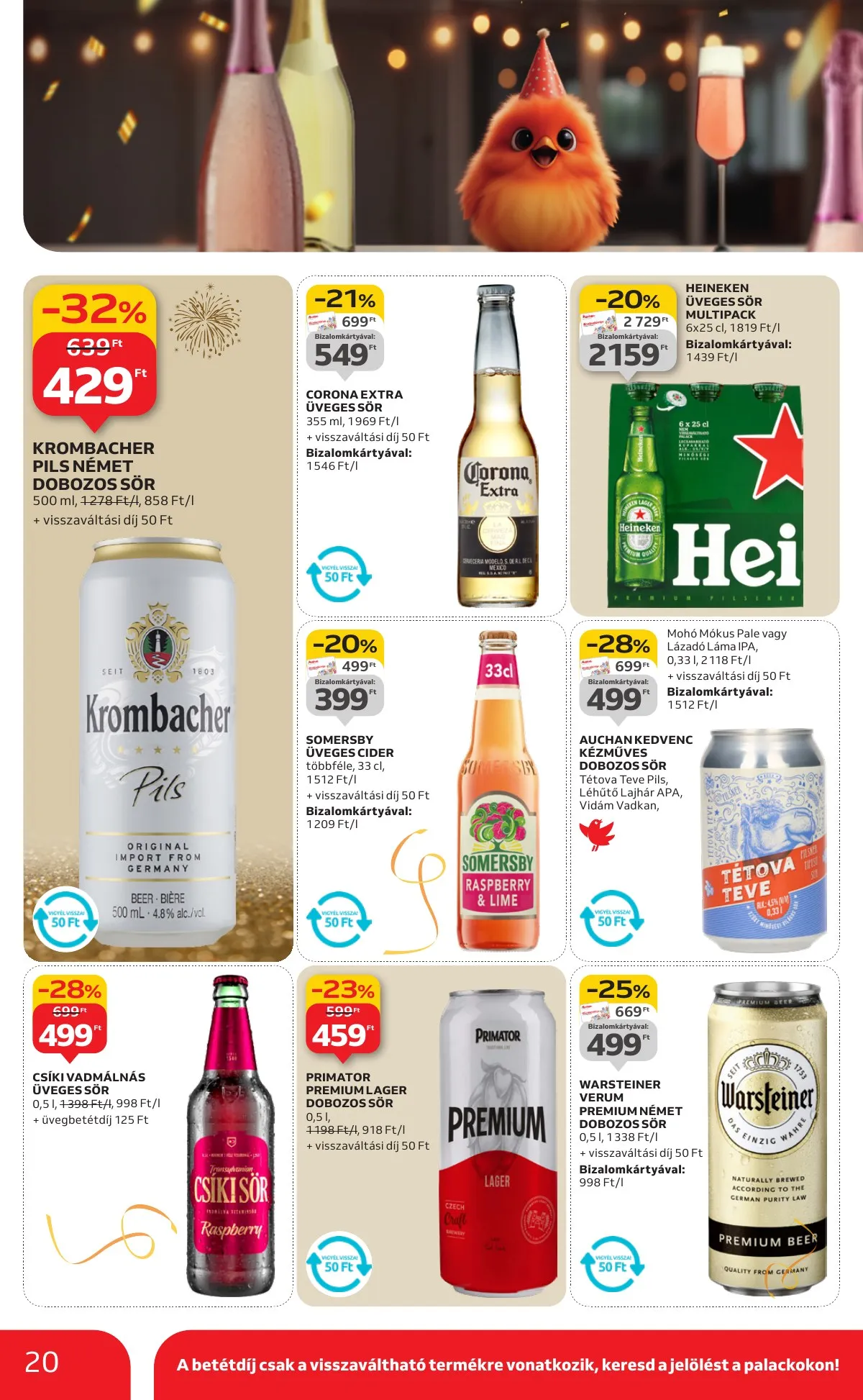Auchan akciós újság Hipermarket 12.27–12.31 – 20. oldal