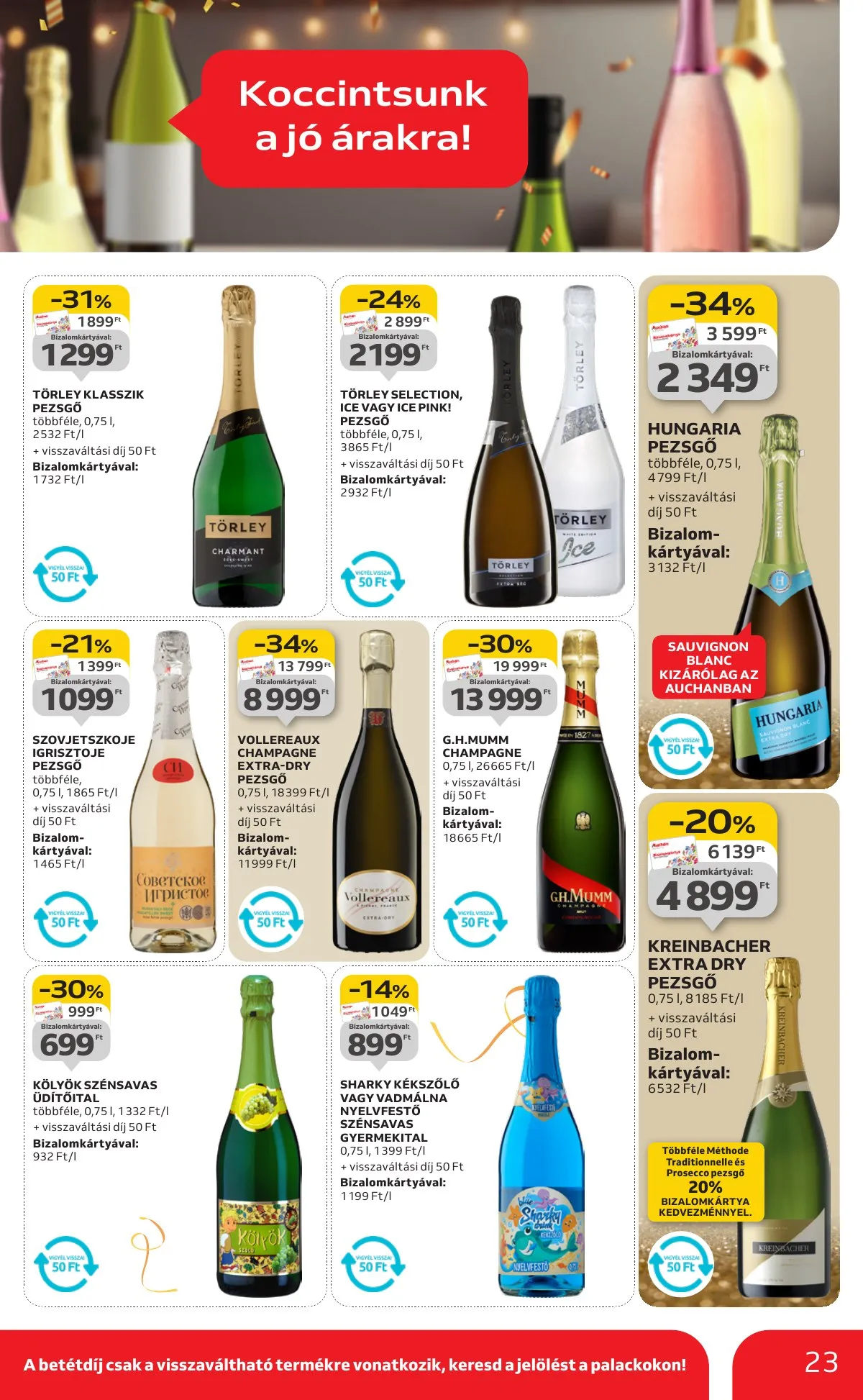 Auchan akciós újság Hipermarket 12.27–12.31 – 23. oldal