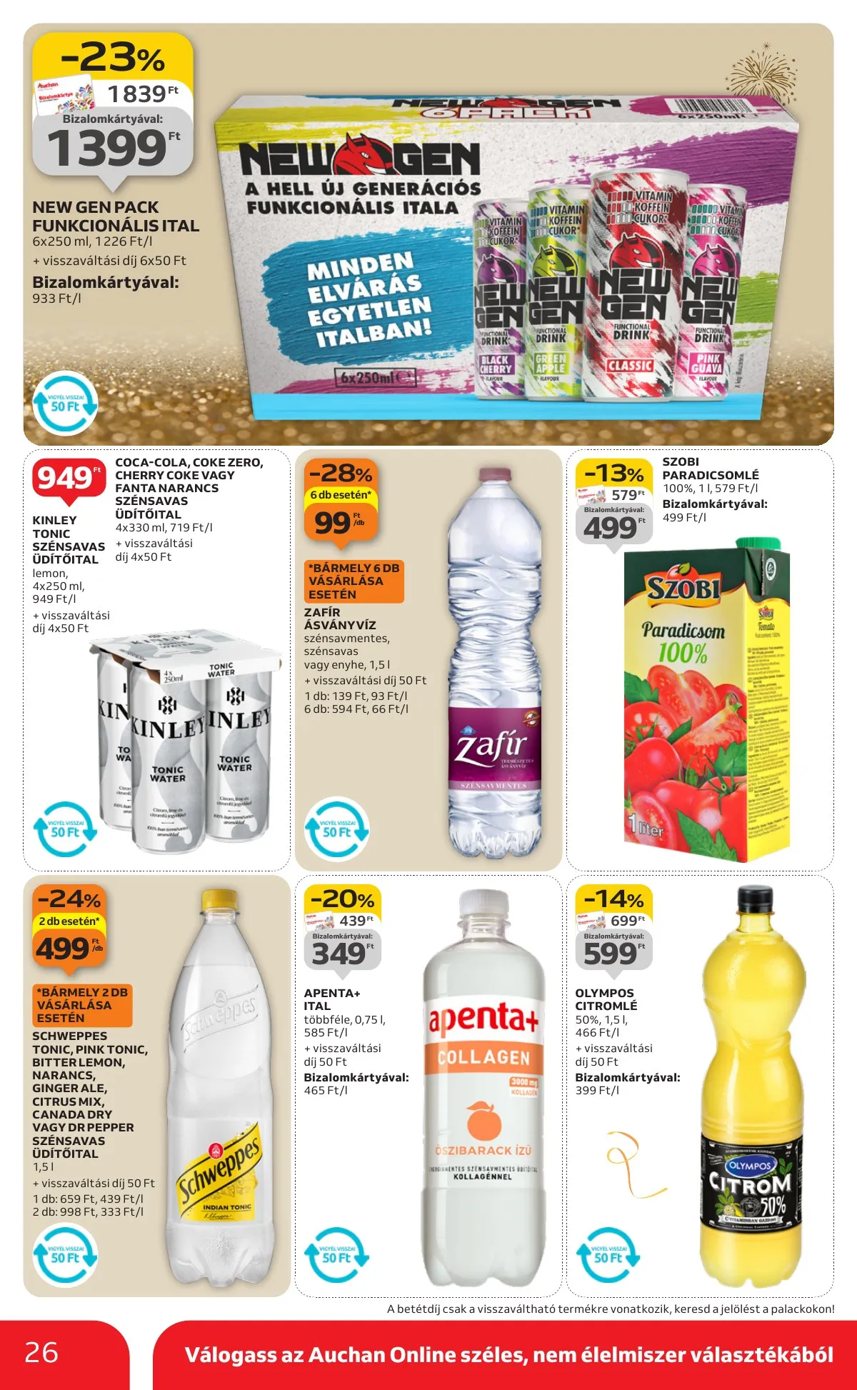 Auchan akciós újság Hipermarket 12.27–12.31 – 26. oldal