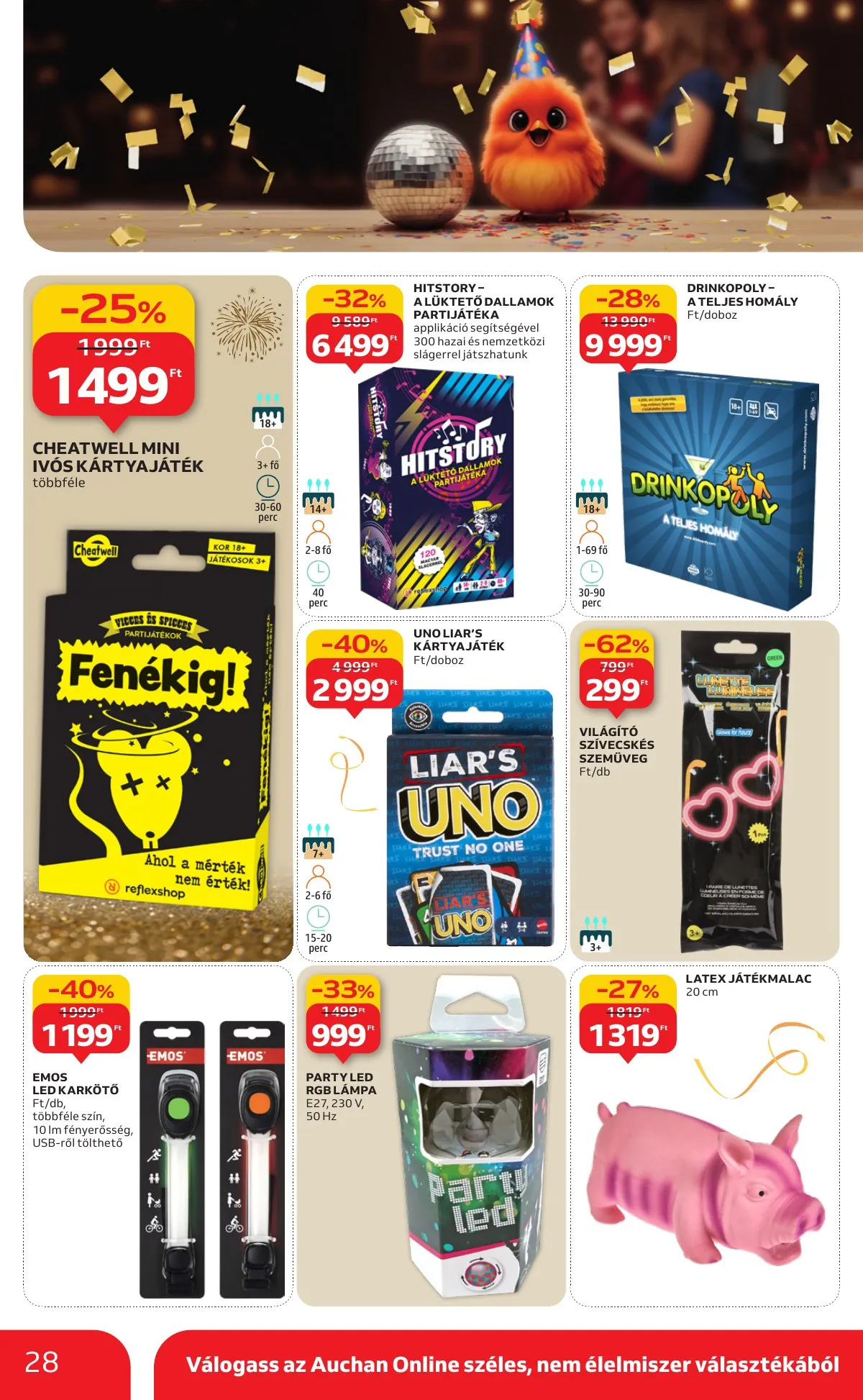 Auchan akciós újság Hipermarket 12.27–12.31 – 28. oldal