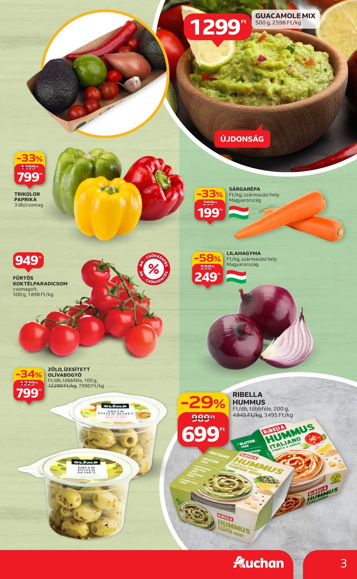 Auchan akciós újság Hipermarket 12.27–12.31 – 3. oldal