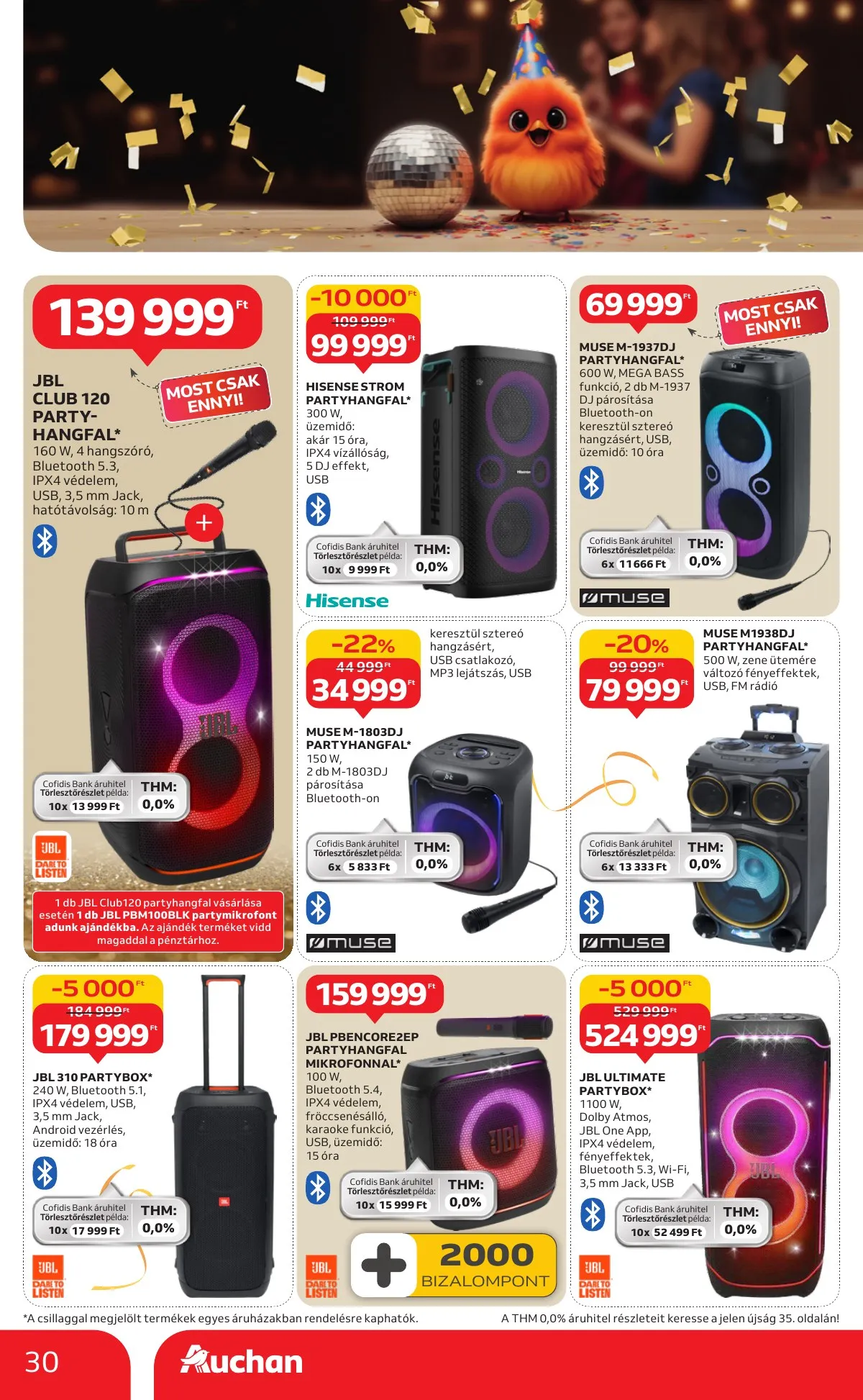 Auchan akciós újság Hipermarket 12.27–12.31 – 30. oldal