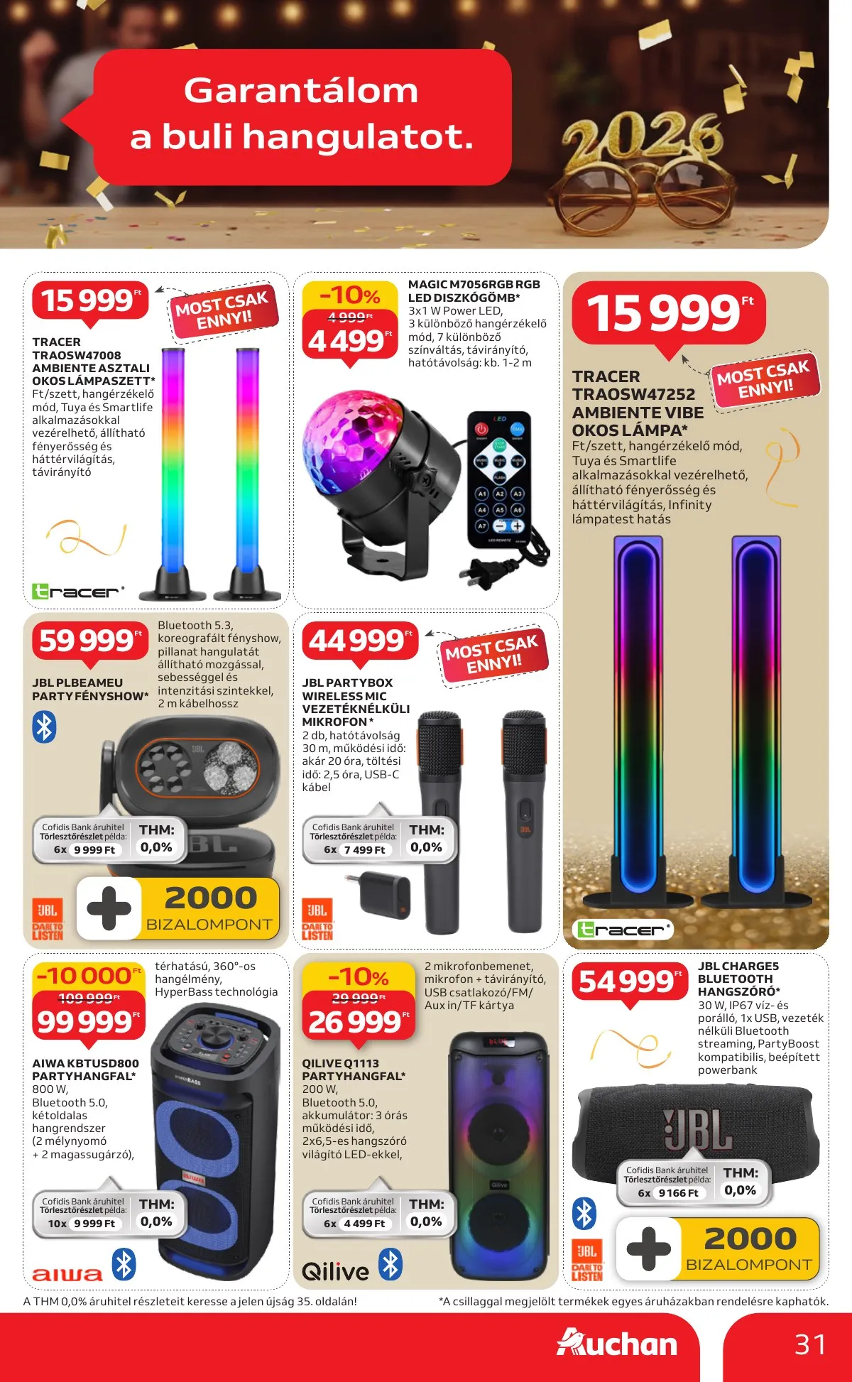 Auchan akciós újság Hipermarket 12.27–12.31 – 31. oldal