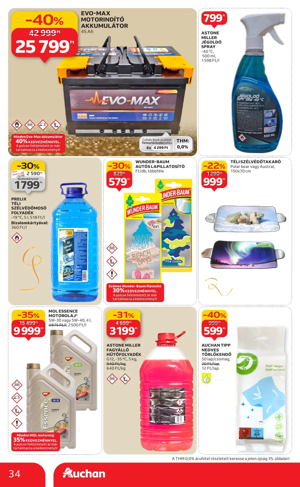 Auchan akciós újság Hipermarket 12.27–12.31 – 34. oldal