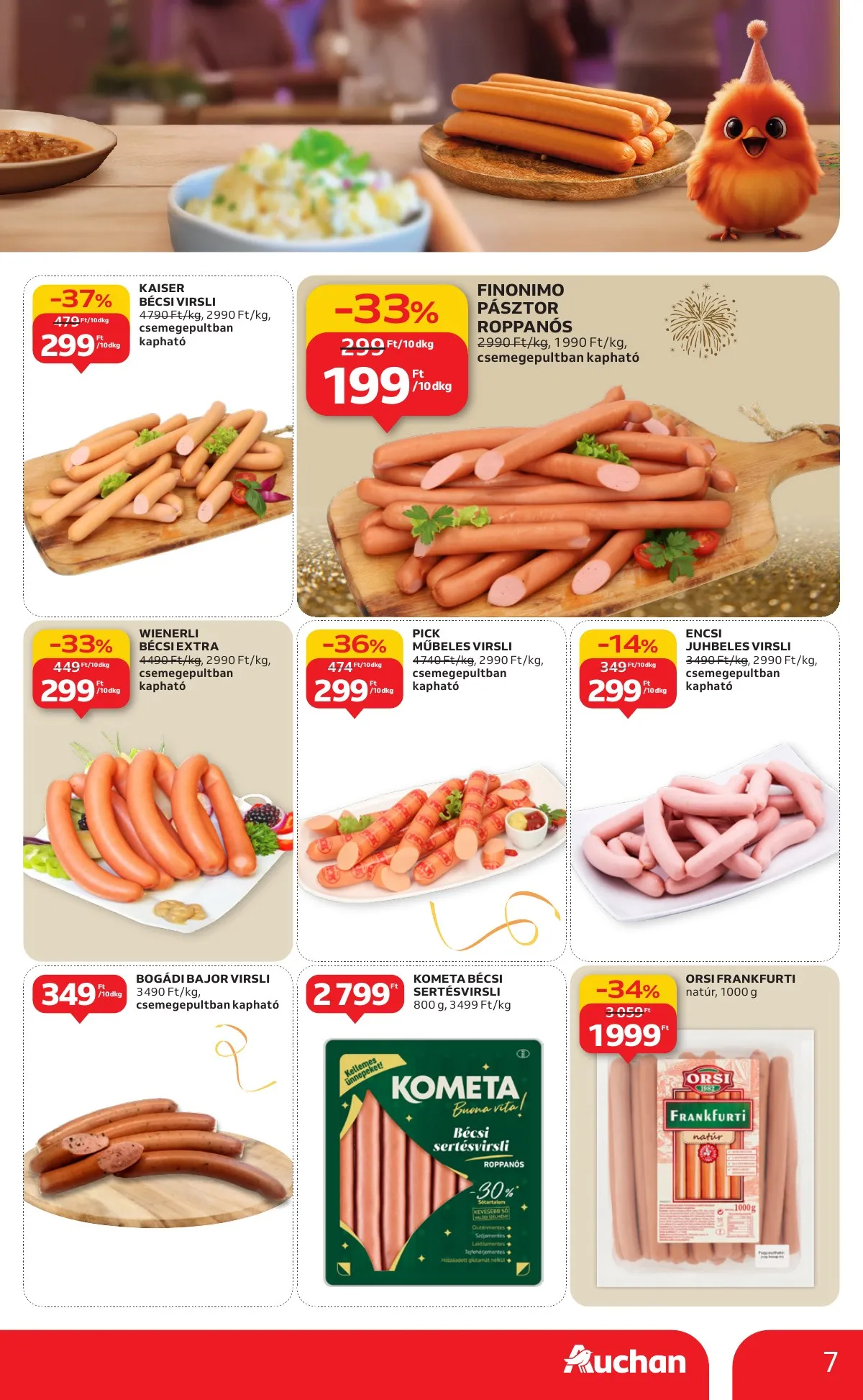 Auchan akciós újság Hipermarket 12.27–12.31 – 7. oldal