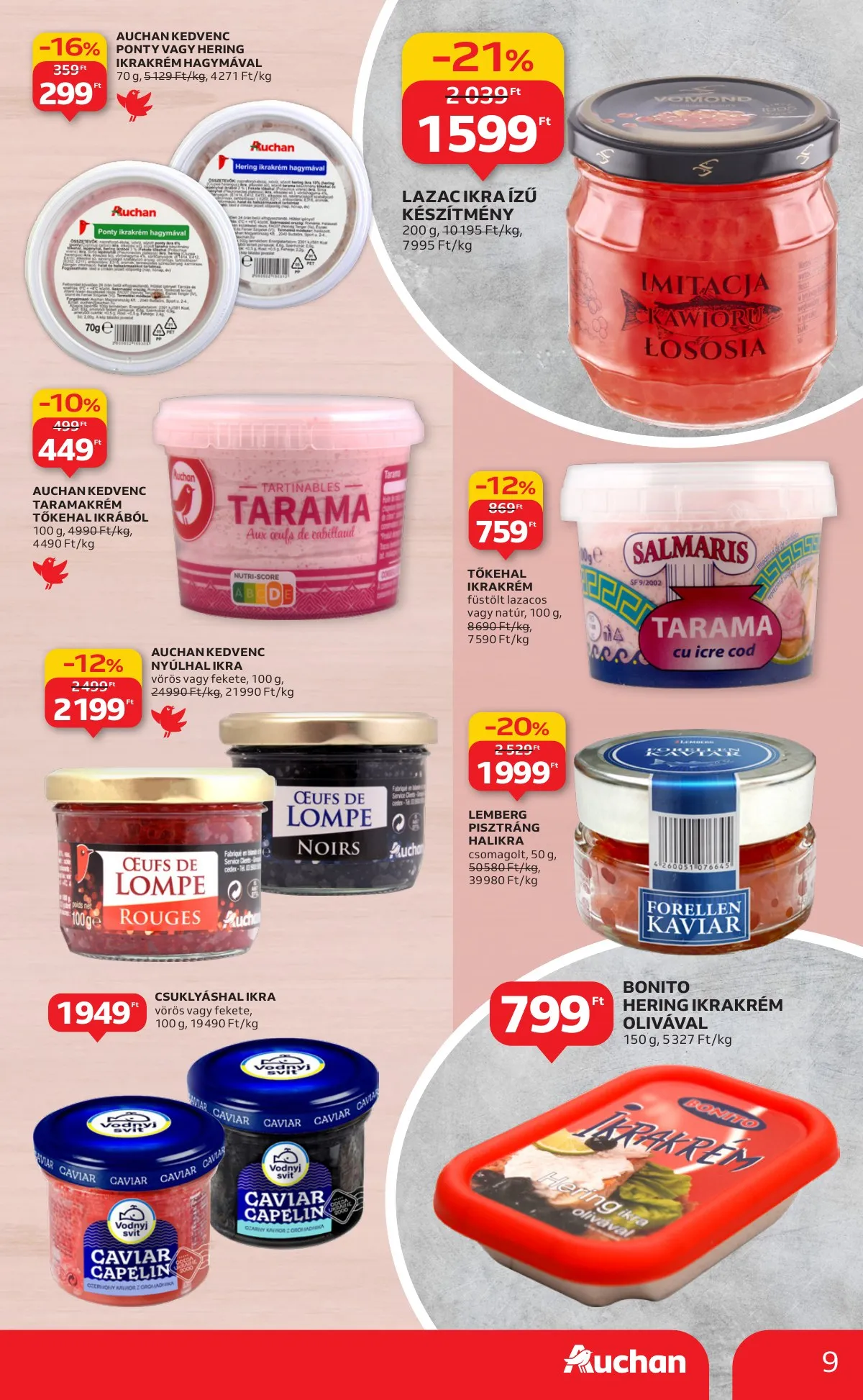 Auchan akciós újság Hipermarket 12.27–12.31 – 9. oldal