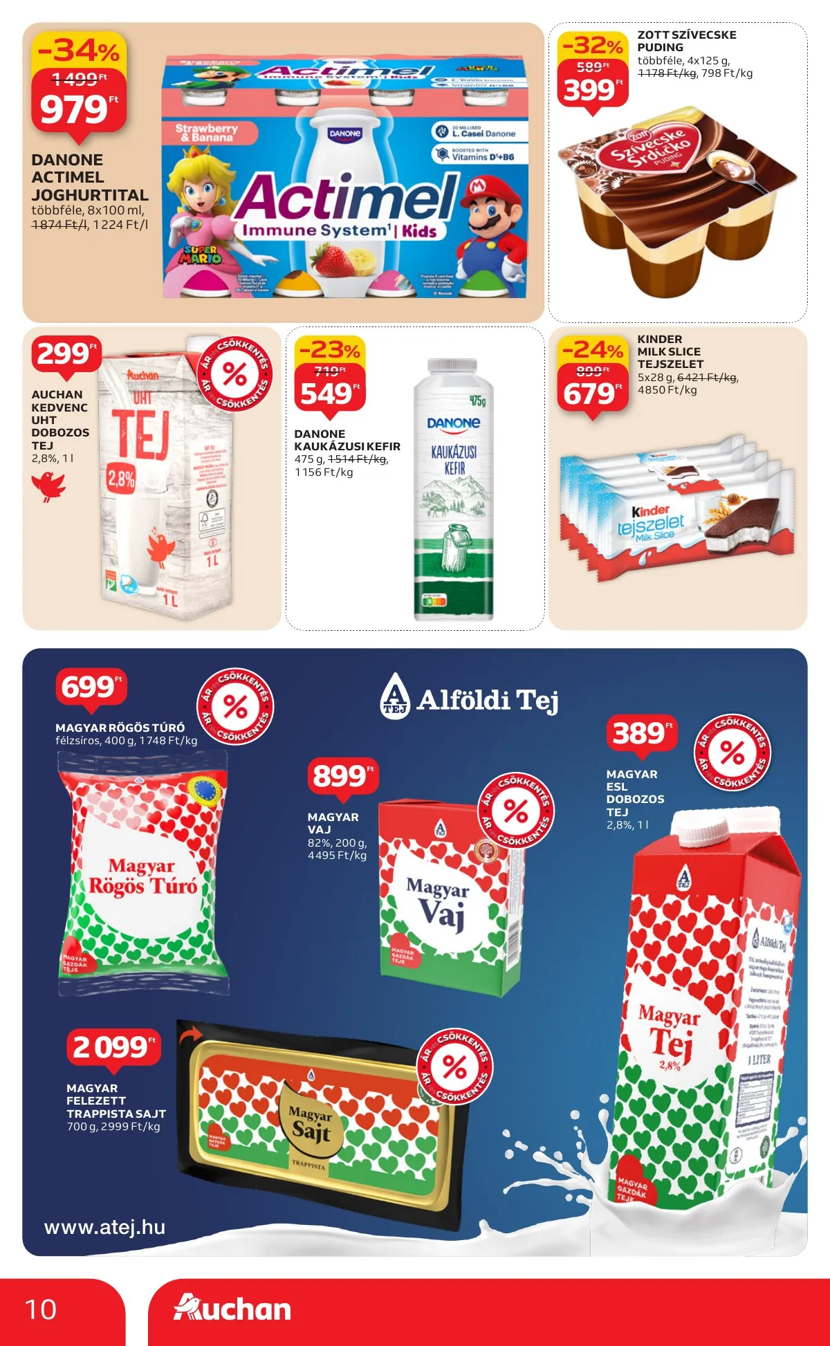 Auchan akciós újság Hipermarket 01.02–01.07 – 10. oldal