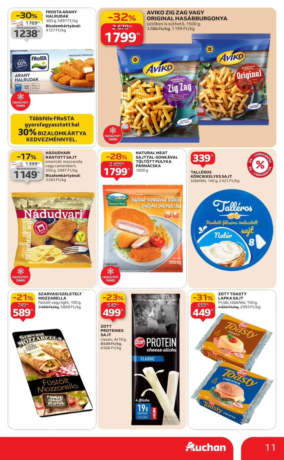 Auchan akciós újság Hipermarket 01.02–01.07 – 11. oldal