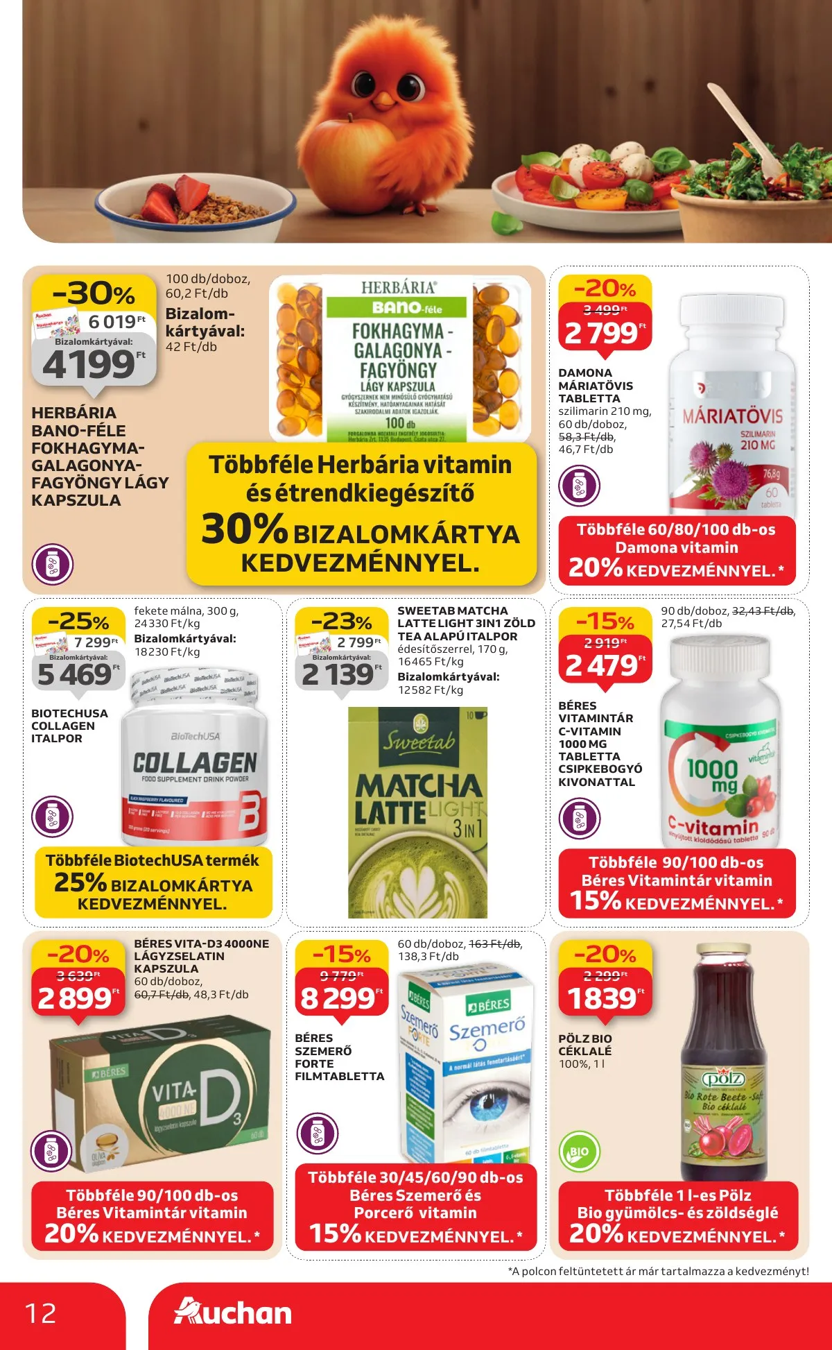 Auchan akciós újság Hipermarket 01.02–01.07 – 12. oldal
