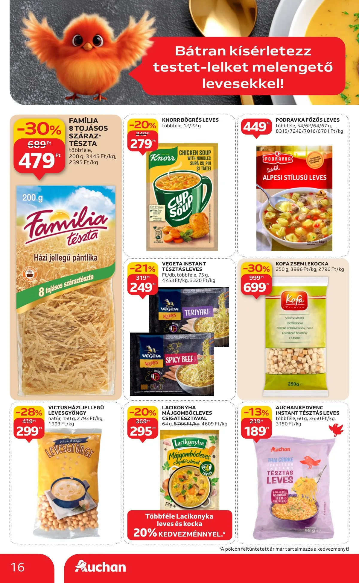 Auchan akciós újság Hipermarket 01.02–01.07 – 16. oldal