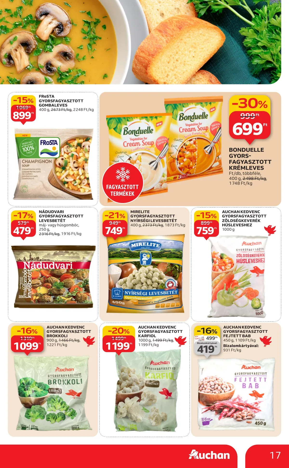 Auchan akciós újság Hipermarket 01.02–01.07 – 17. oldal