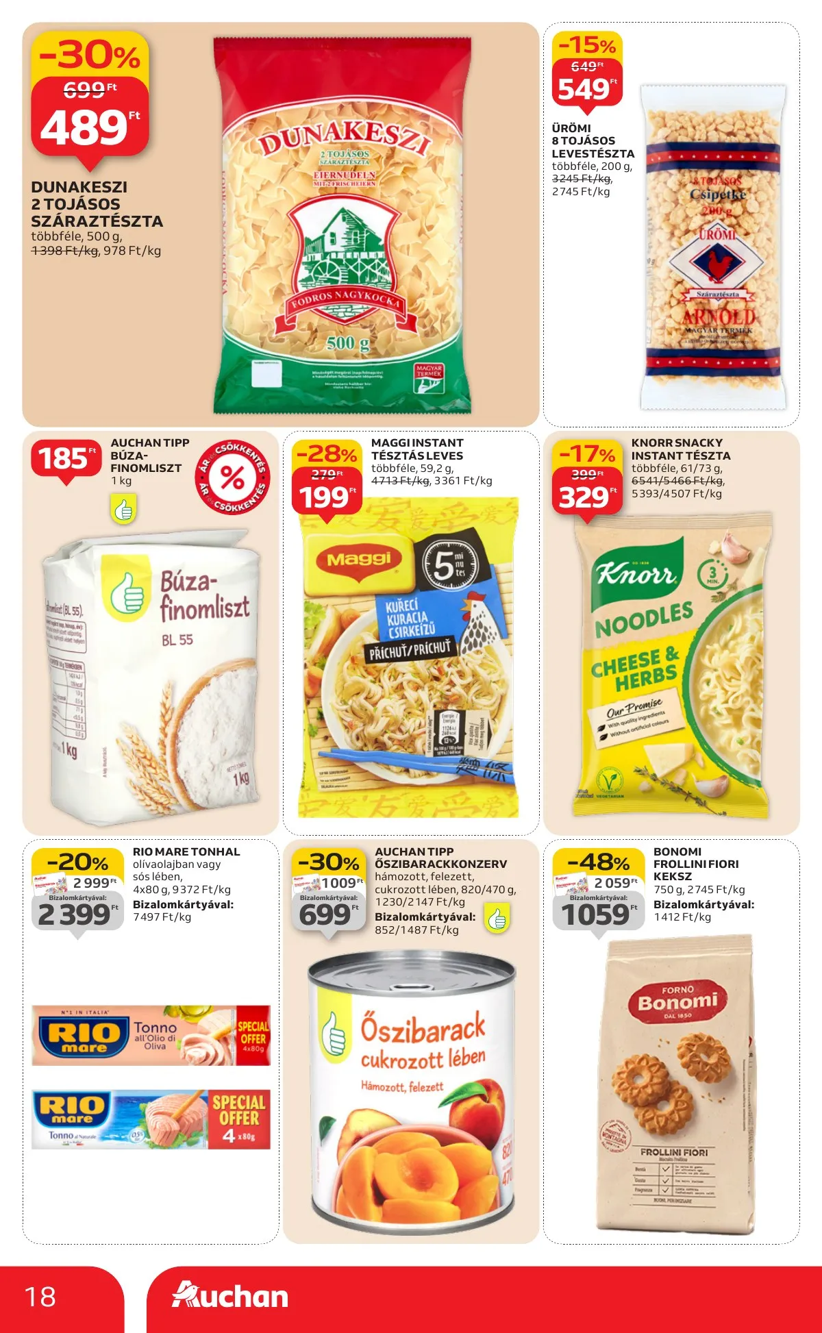 Auchan akciós újság Hipermarket 01.02–01.07 – 18. oldal