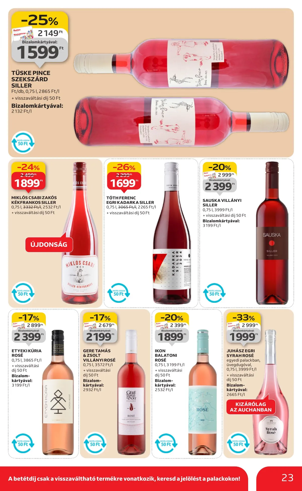 Auchan akciós újság Hipermarket 01.02–01.07 – 23. oldal
